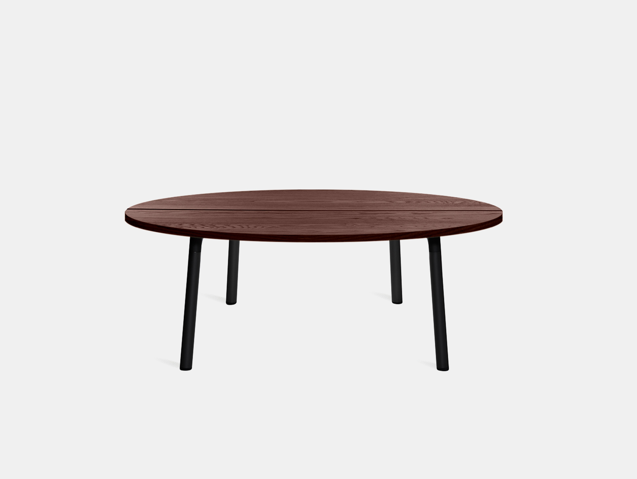 Emeco sam hecht and kim colin run coffee table walnut black