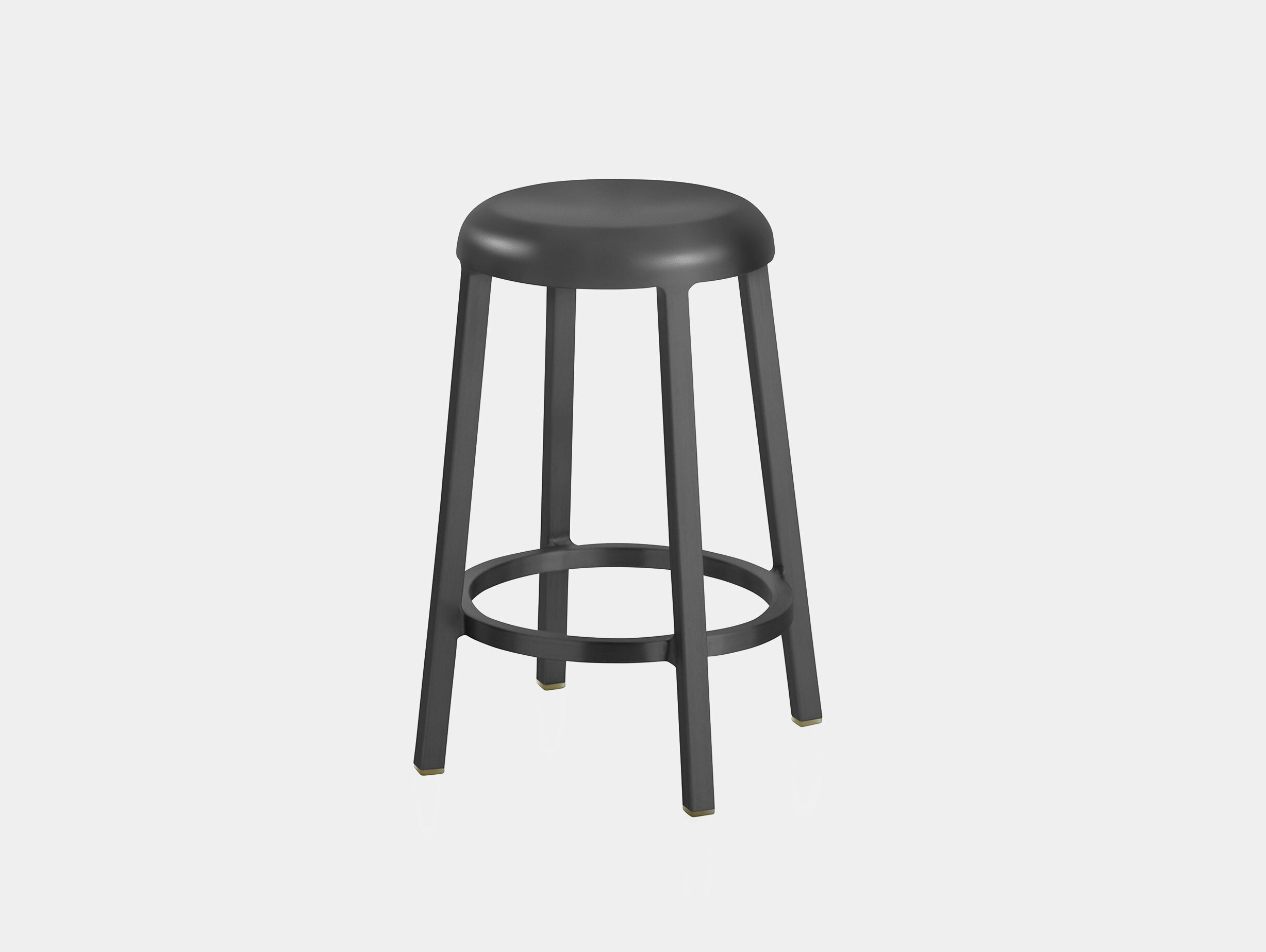 Emeco za counter stool dark grey