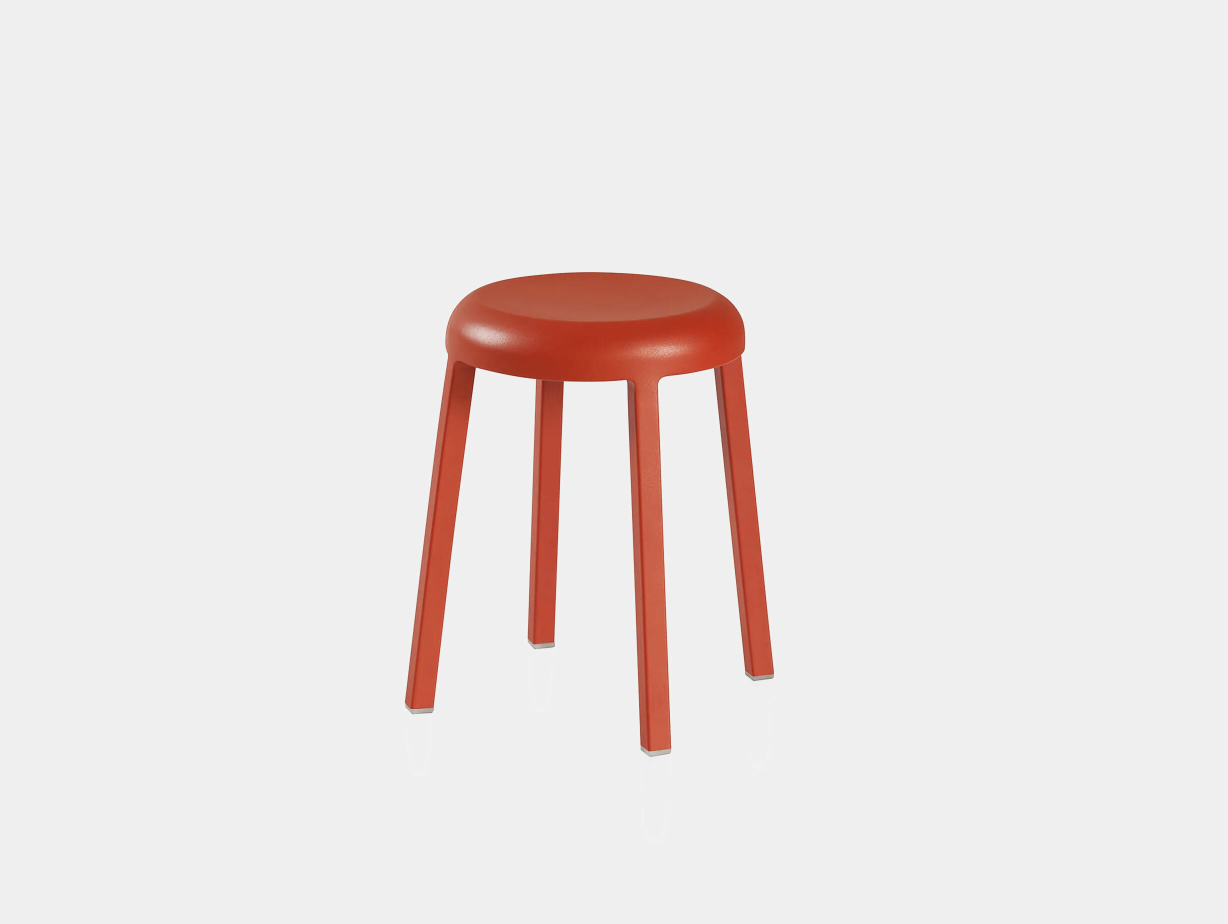 Emeco za stool coral orange