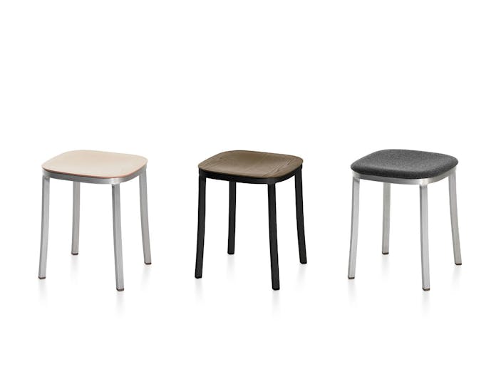 Emeco 1inch small stools by jasper morrison
