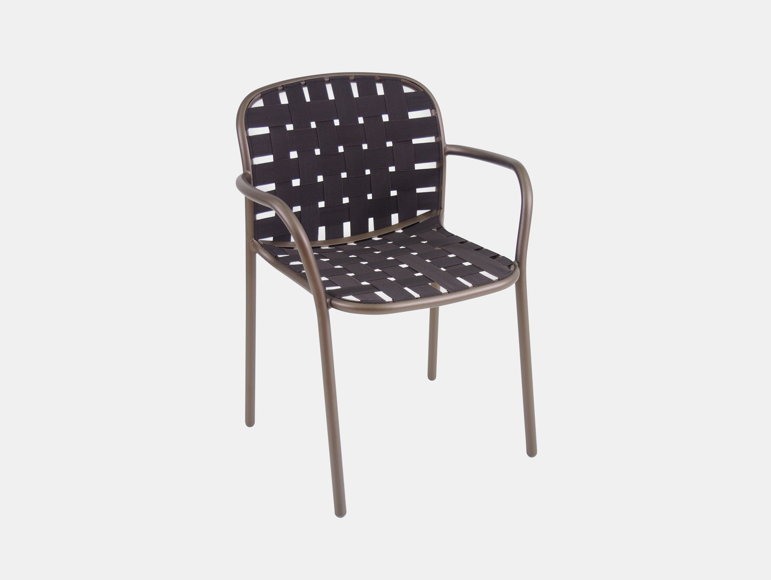 Emu Yard Armchair Brown Stefan Diez