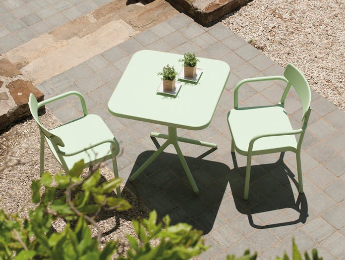 Emu Grace Outdoor Armchairs And Table Mint Green