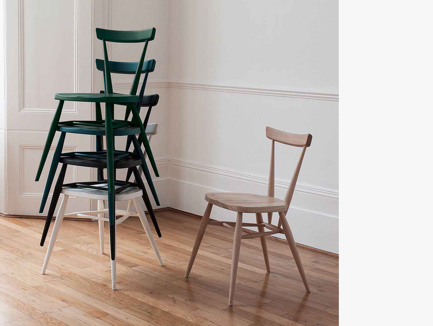 Ercol Originals Stacking Chairs Lucian Ercolani