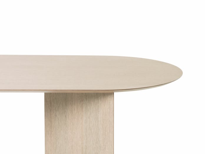 Xdp mingle table oval natural oak veneer 3