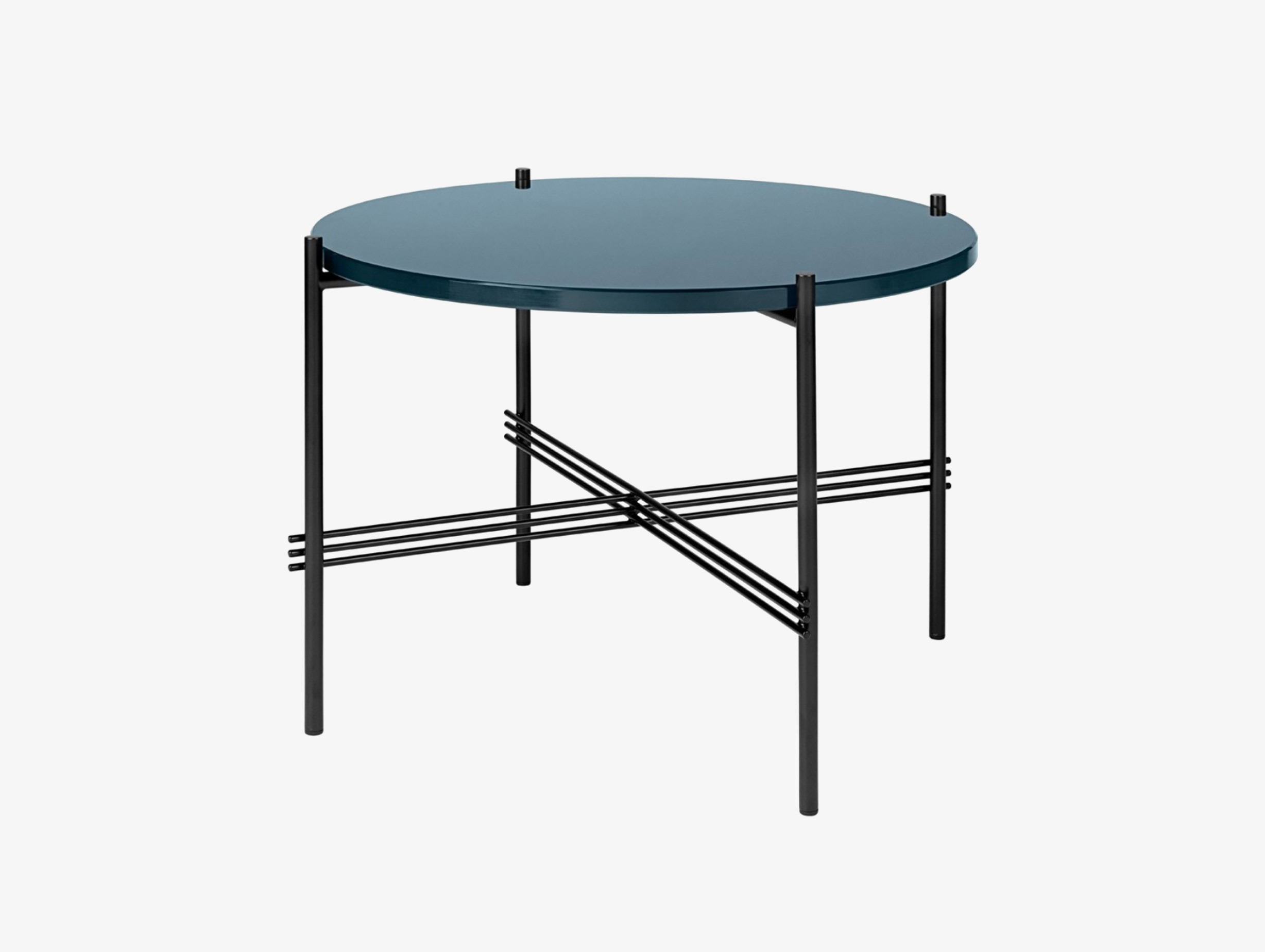 Gubi gamfratesi ts coffee table blue glass 55