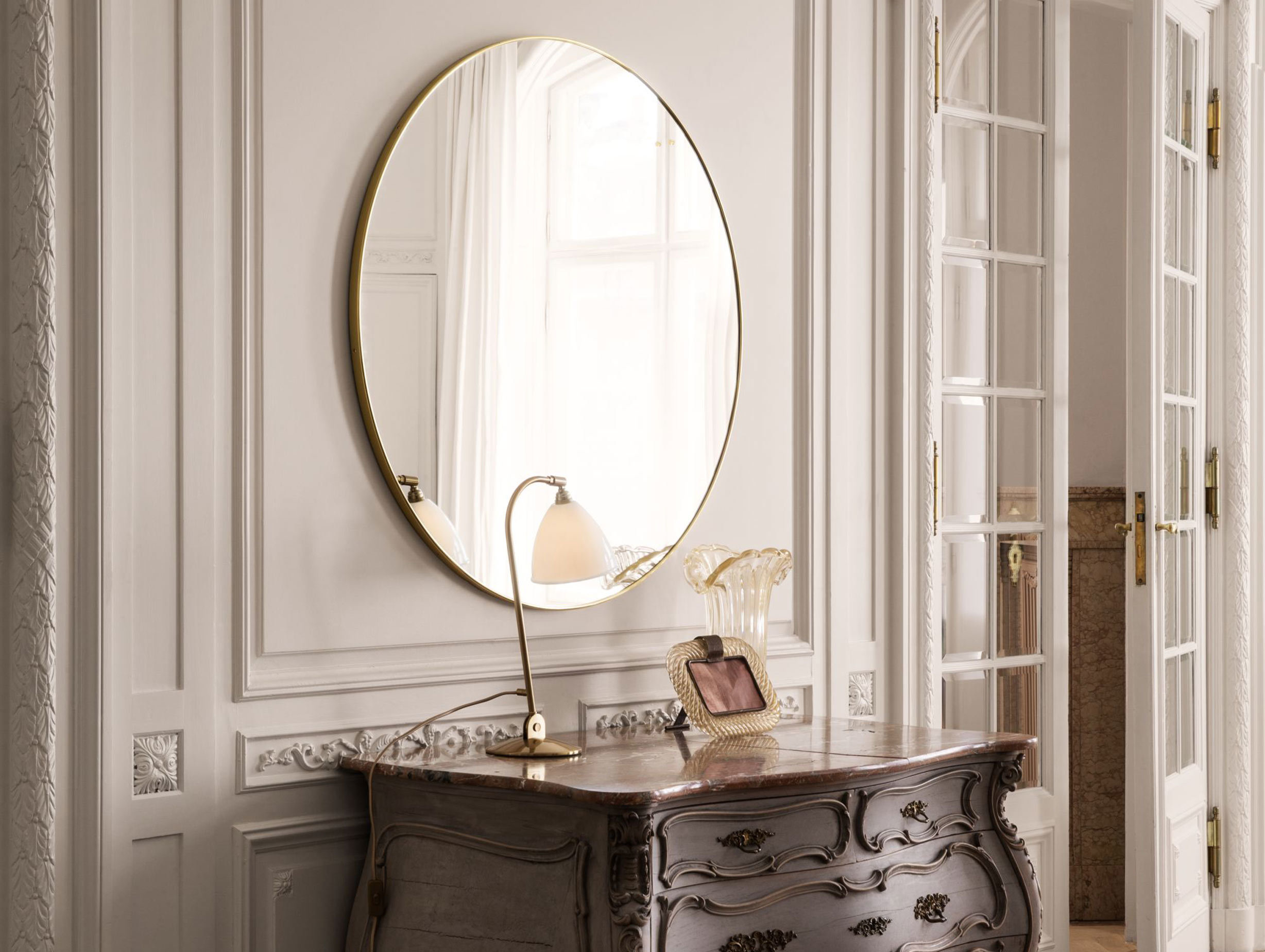 Gubi mirror brass 01