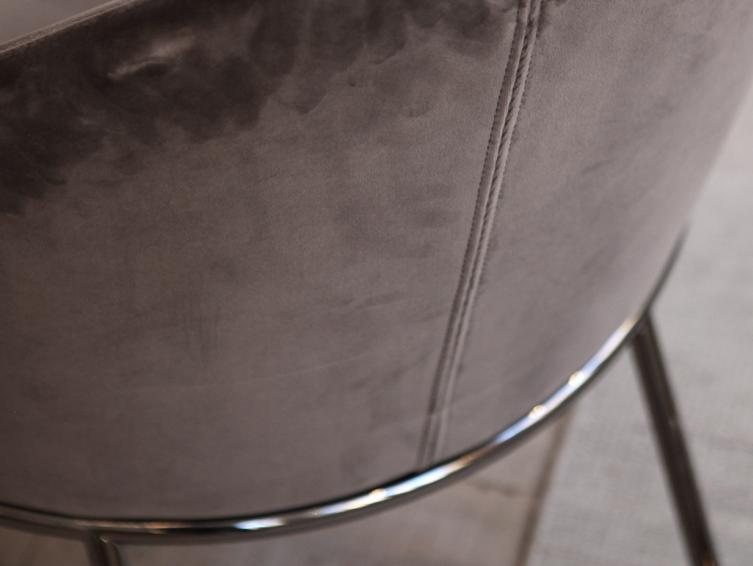 Xdp bensen circa lounge armchair velvet nickel lifestyle