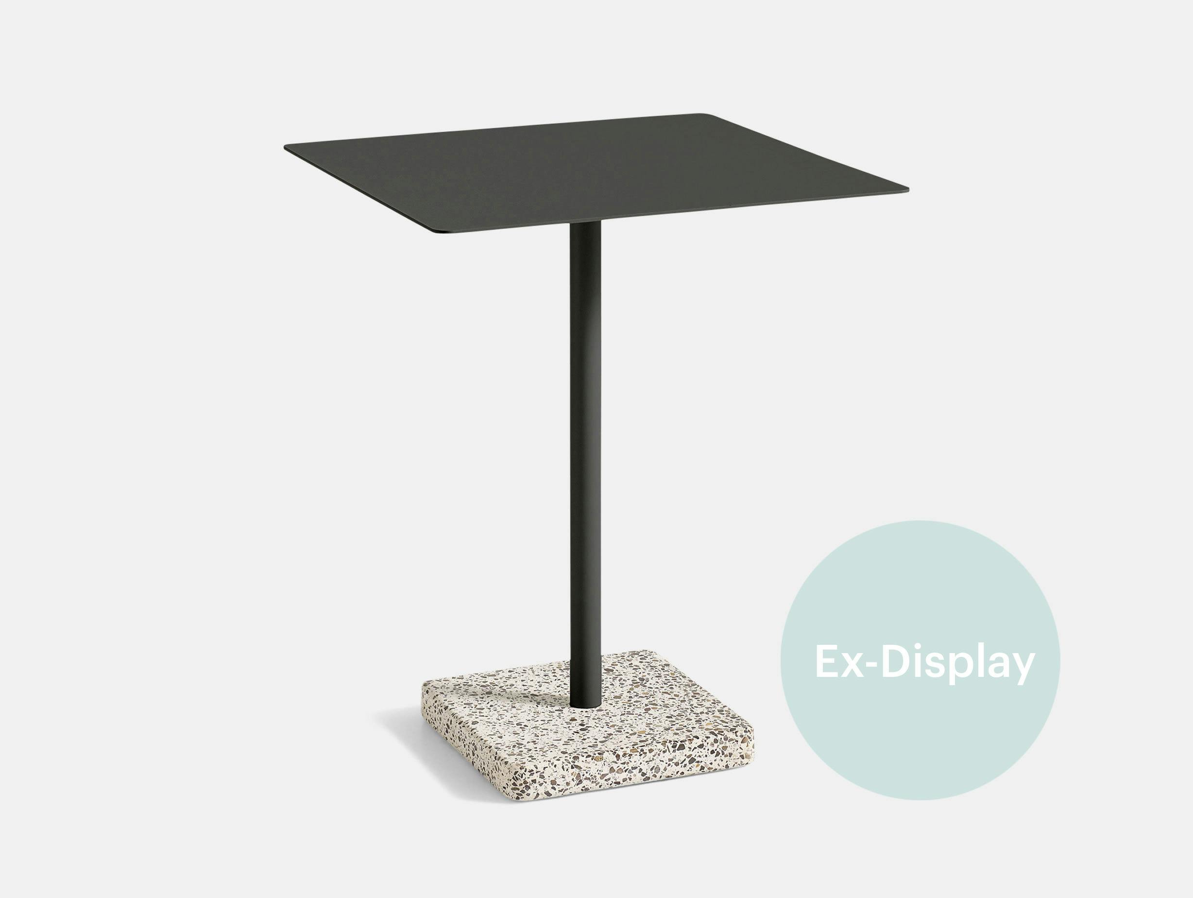 Xdp hay daniel enoksson terrazzo table square anthracite grey