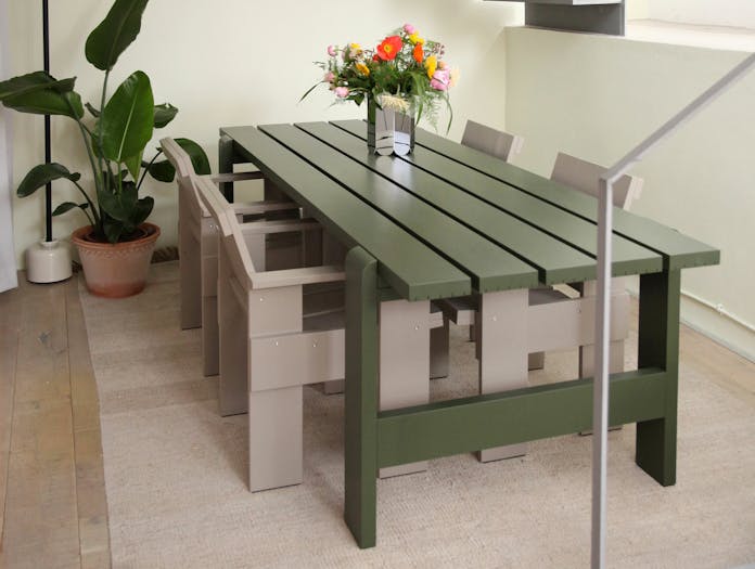 Xdp hay hannes fritz weekday table 230 olive green 7
