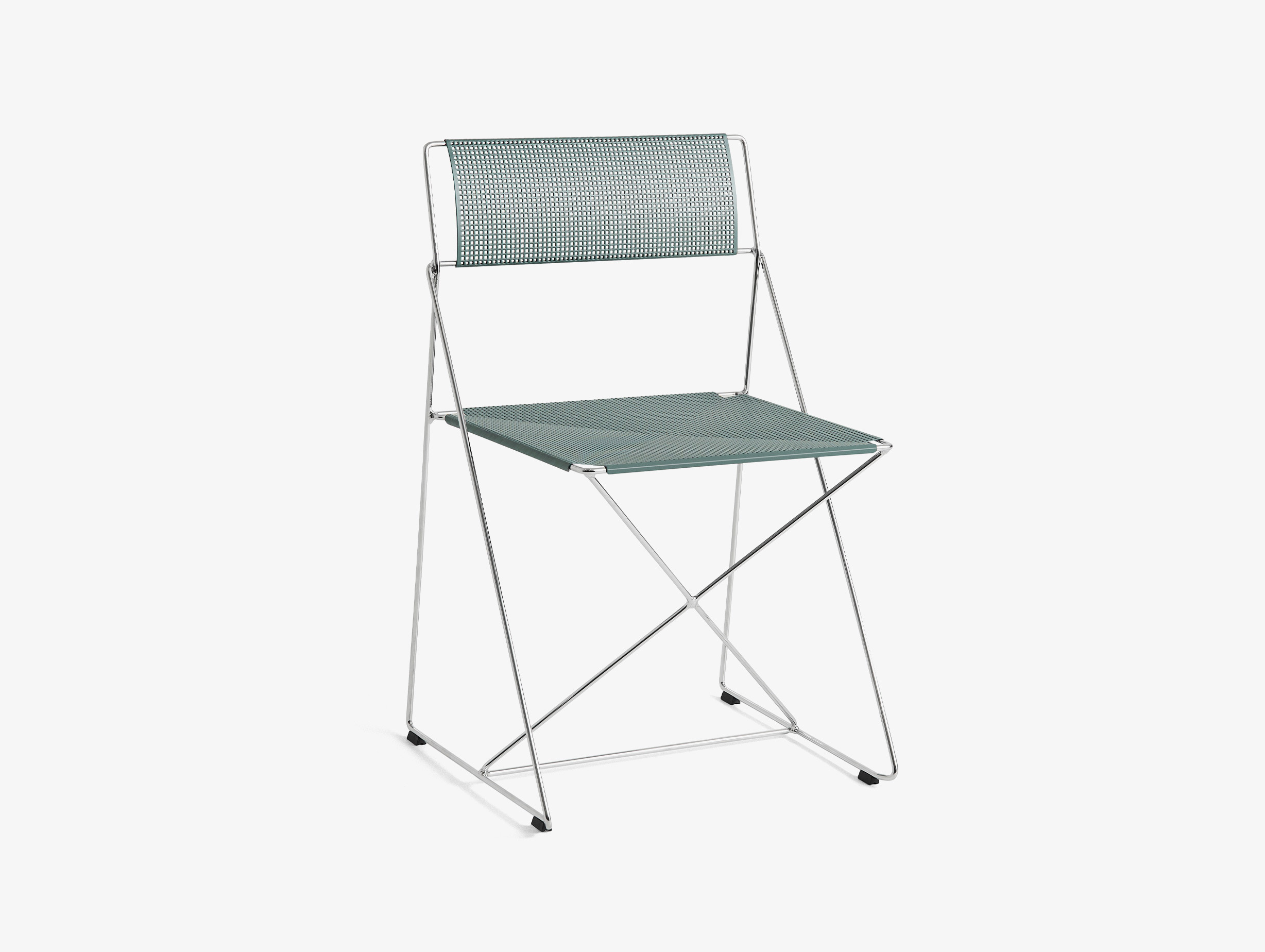 Xdp hay niels jorgen haugesen x line chair chrome moss2