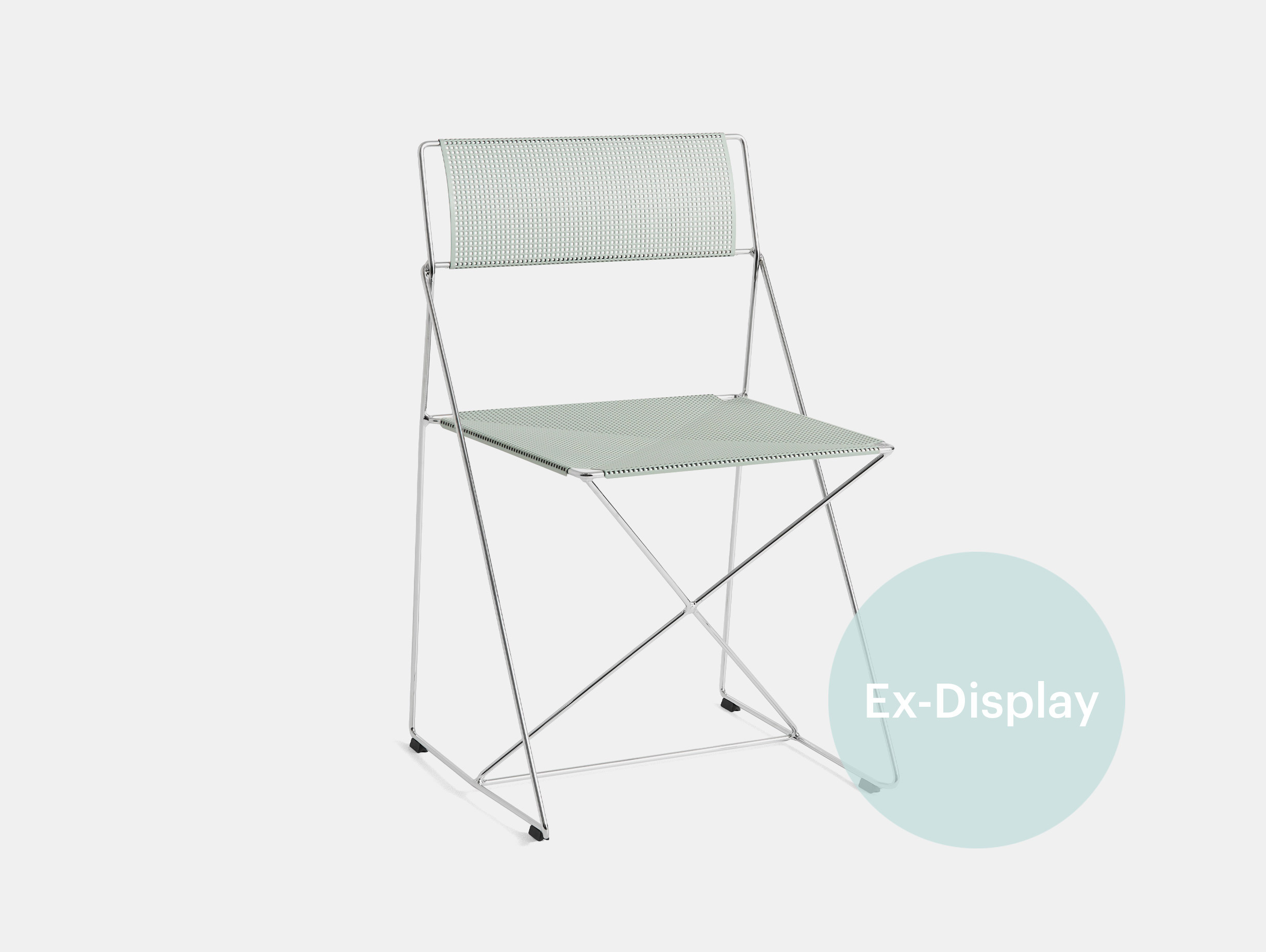 Xdp hay x line chair chrome pale linden