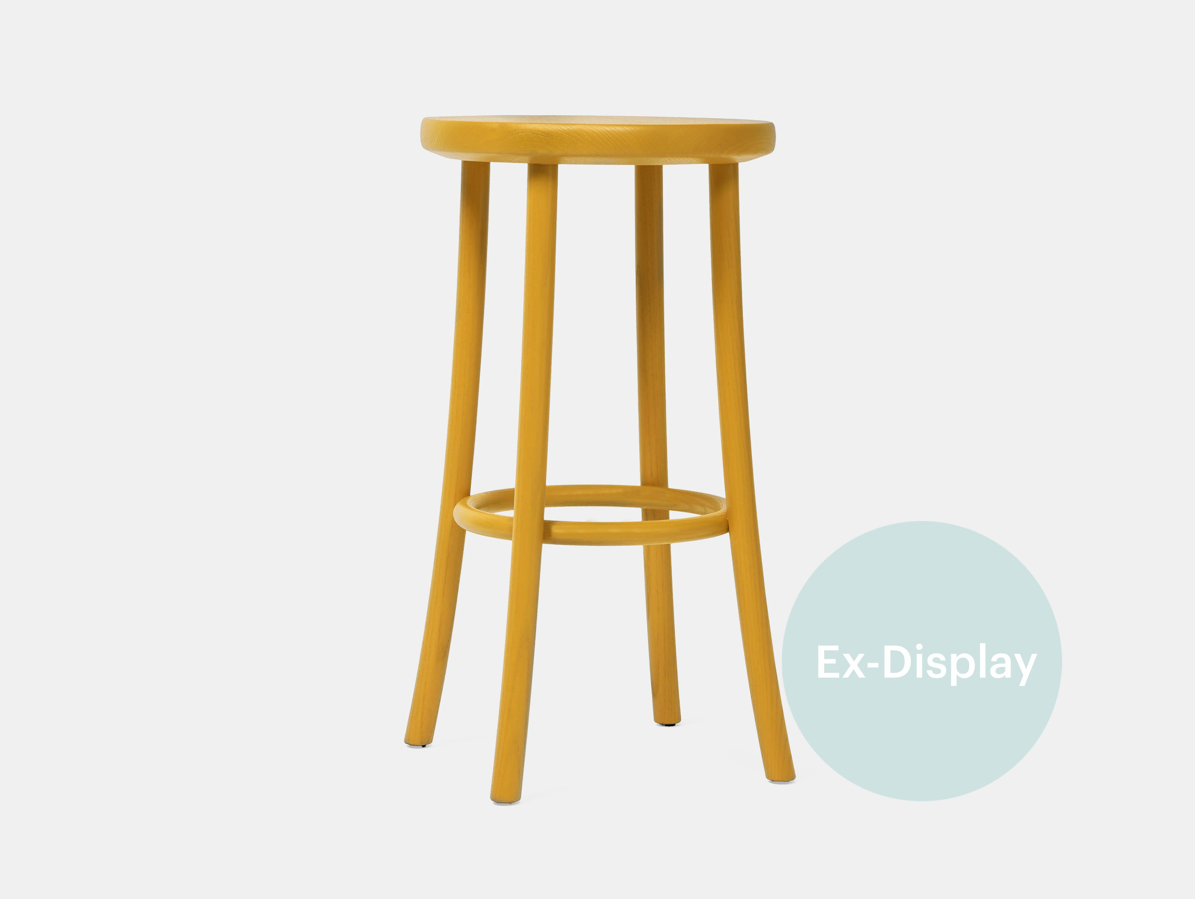 Xdp mattiazzi zampa counter stool yellow