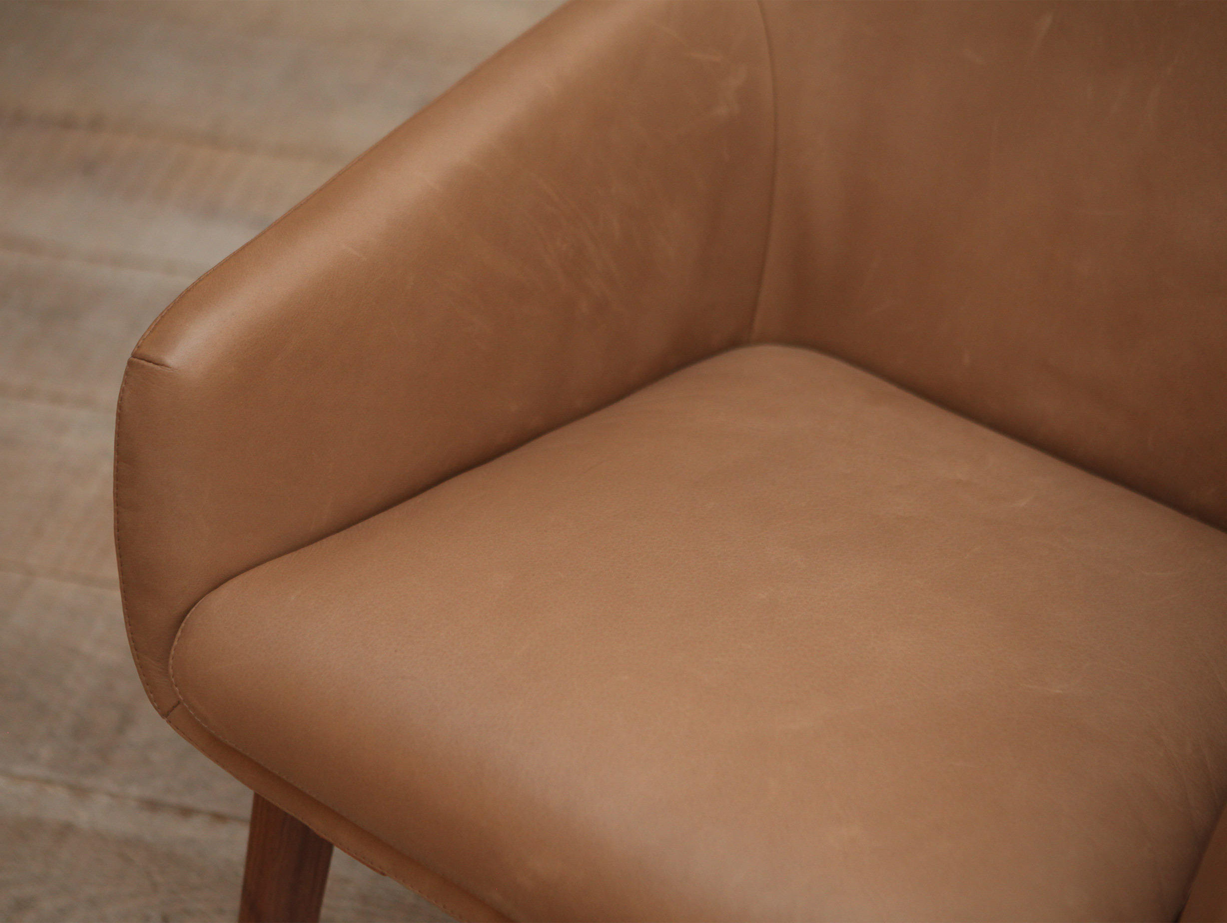 Xdp montis vico armchair brown lifestyle