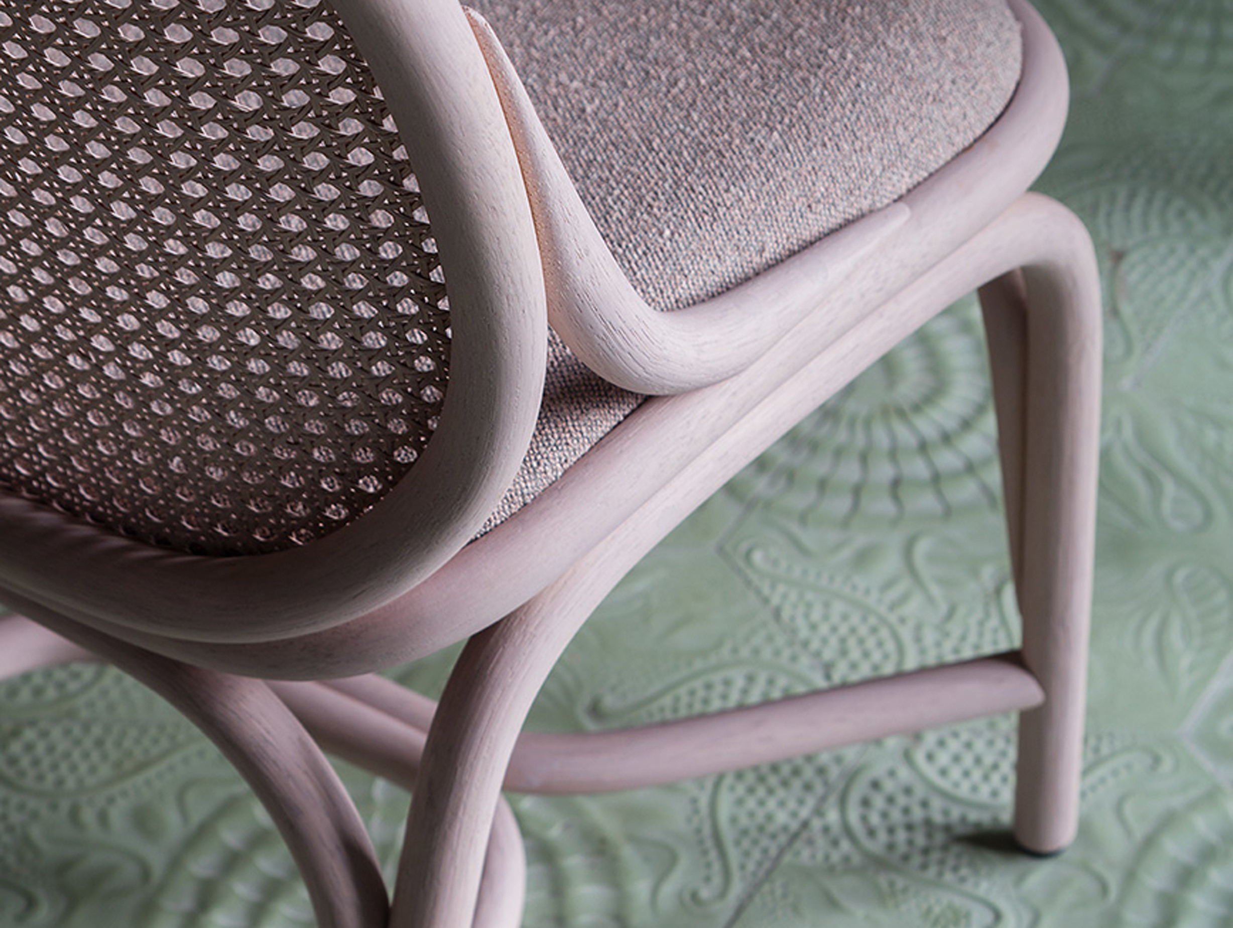 Expormim frames upholstered dining chair purple 2