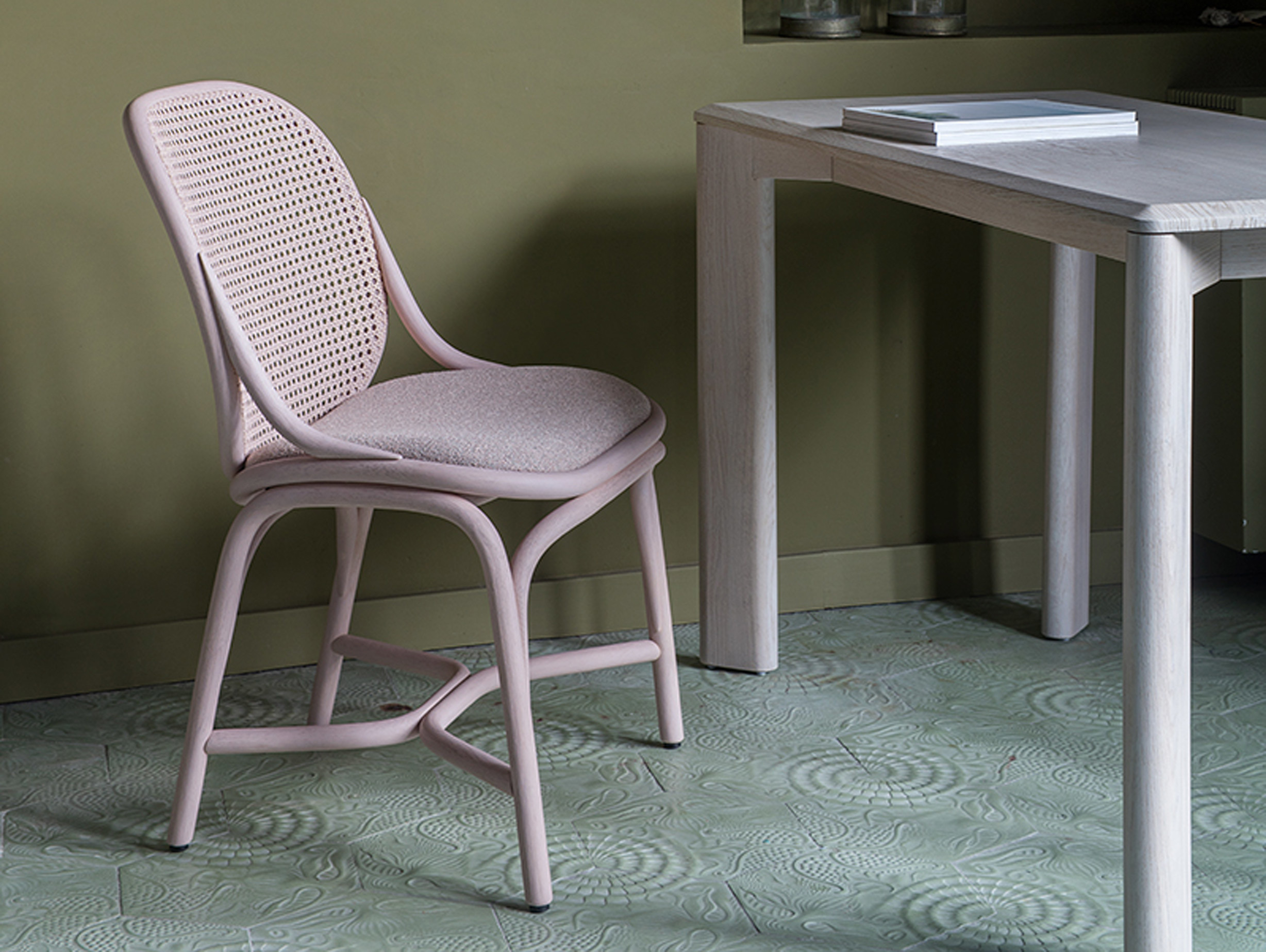 Expormim frames upholstered dining chair purple lifestyle