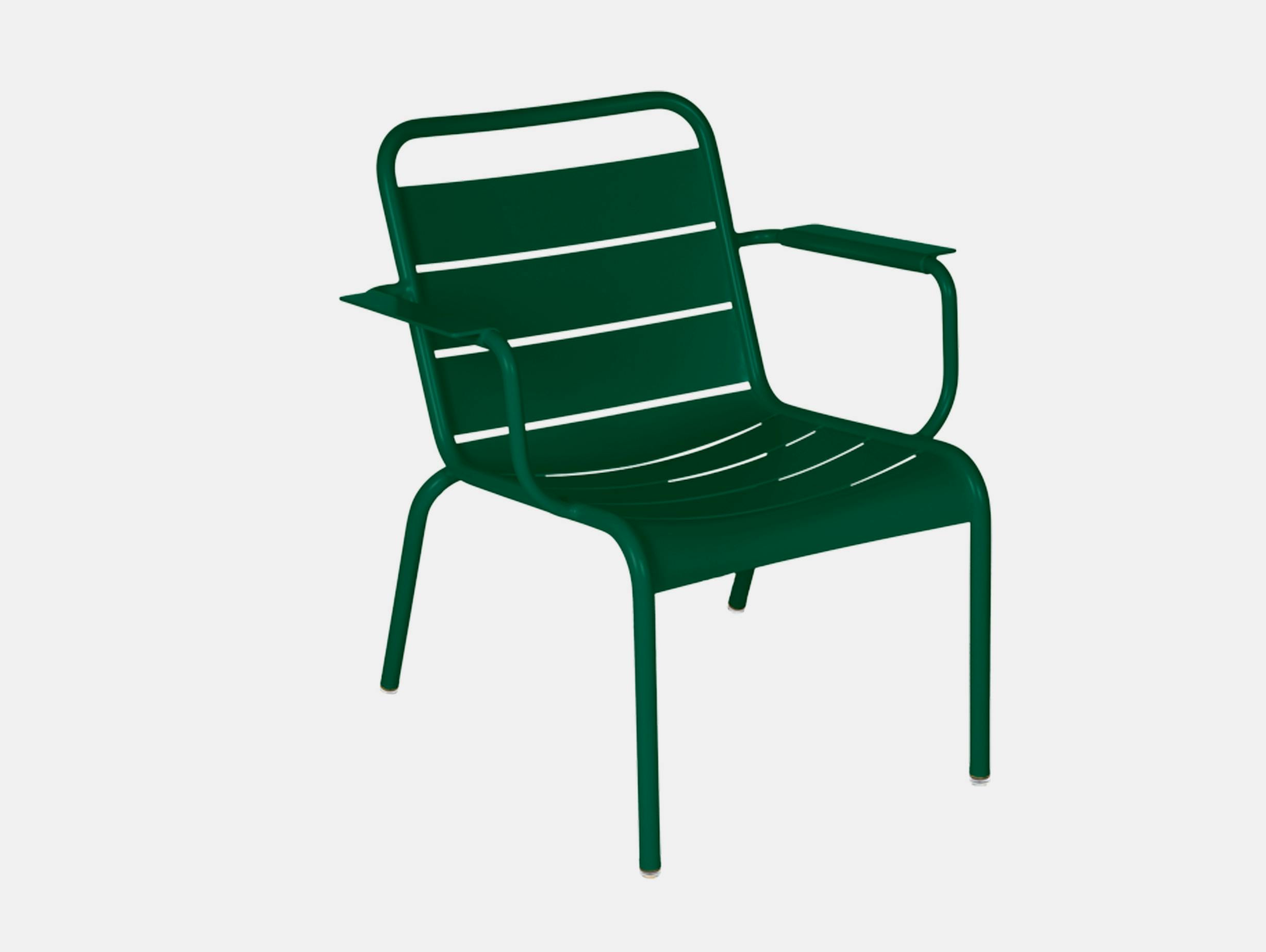 Fermob luxembourg lounge chair cedar green