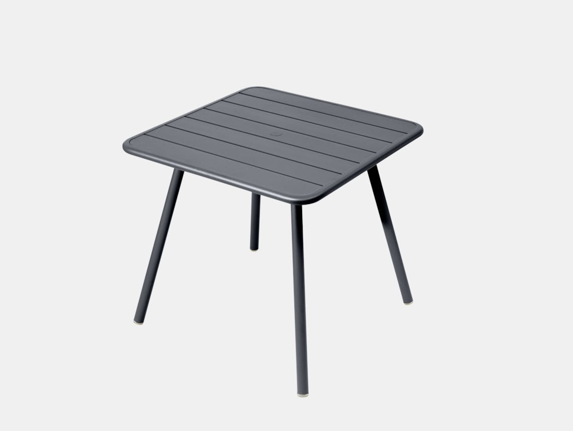 Fermob luxembourg table 80 anthracite