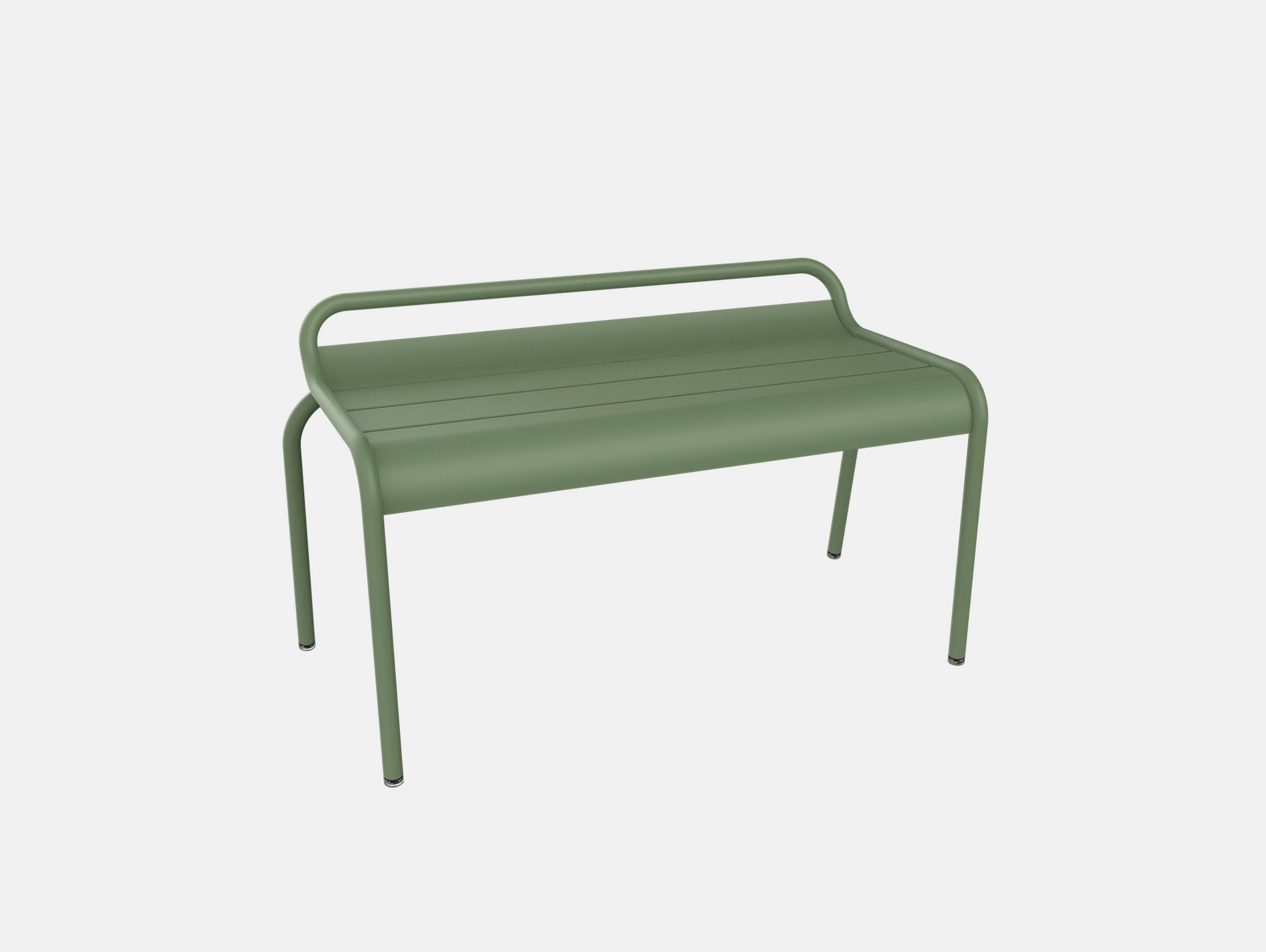 Fermob luxembourg compact bench outdoor cactus