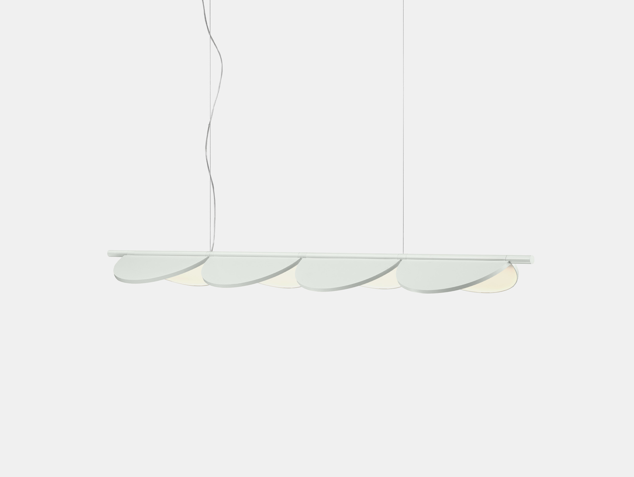 Flos patricia urquiola almendra linear pendant light s4 white