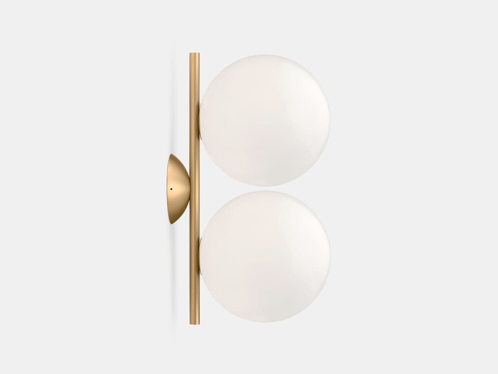 Flos IC CW double light brass anastassiades Flos IC CW double light brass anastassiades