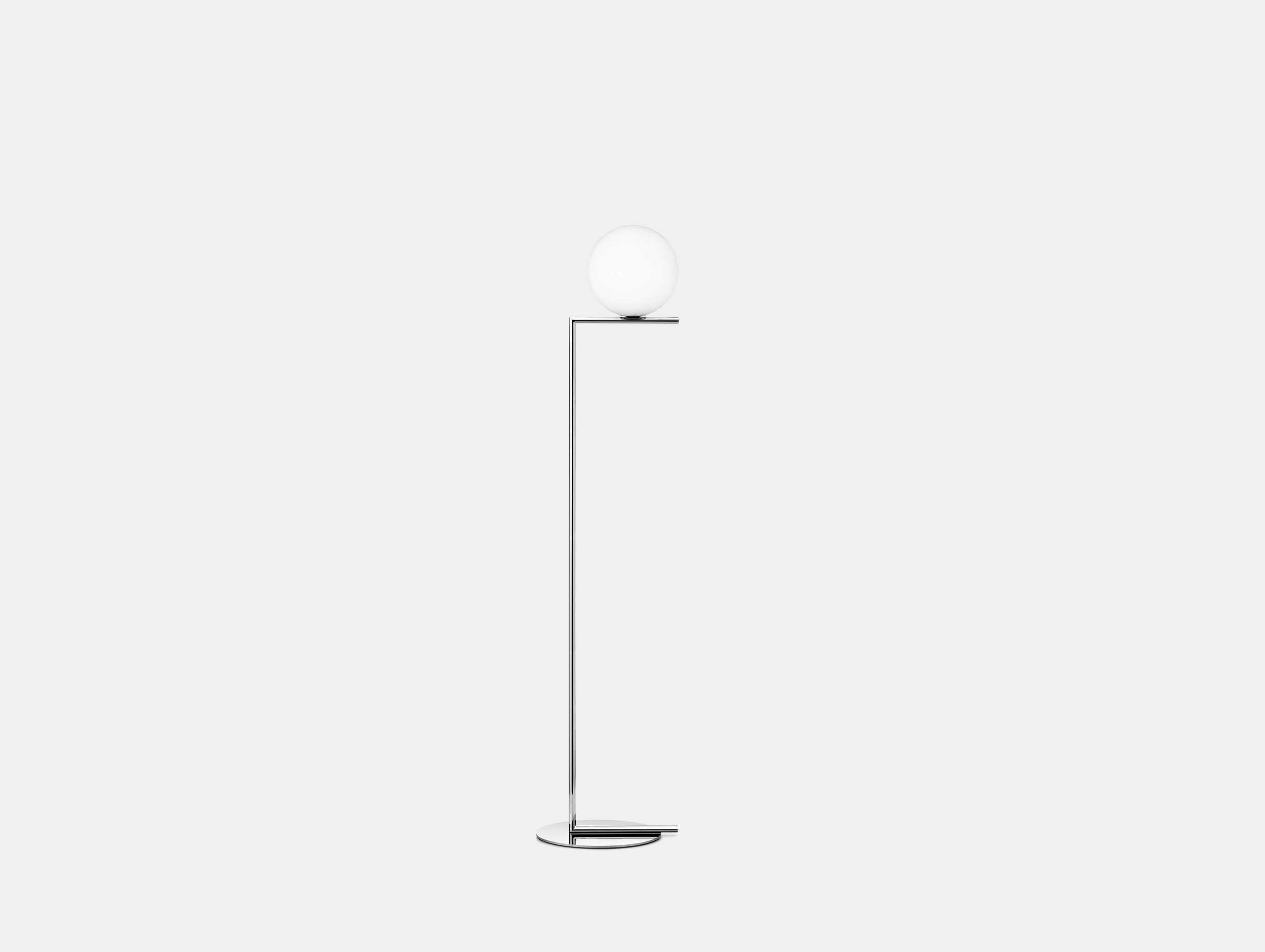 Flos Ic F1 Floor Light Chrome Michael Anastassiades