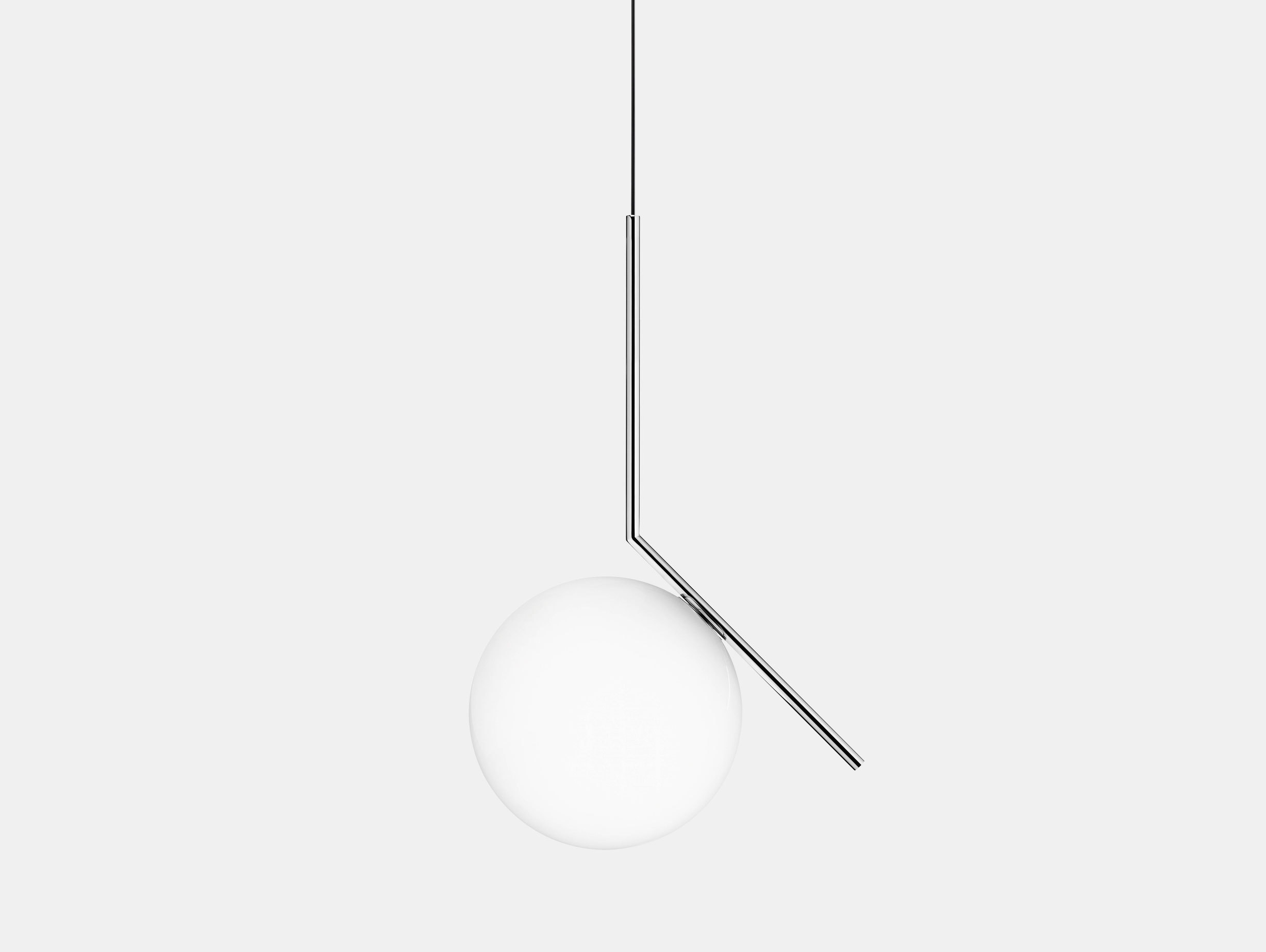 Flos Ic S2 Suspension Light Chrome Michael Anastassiades