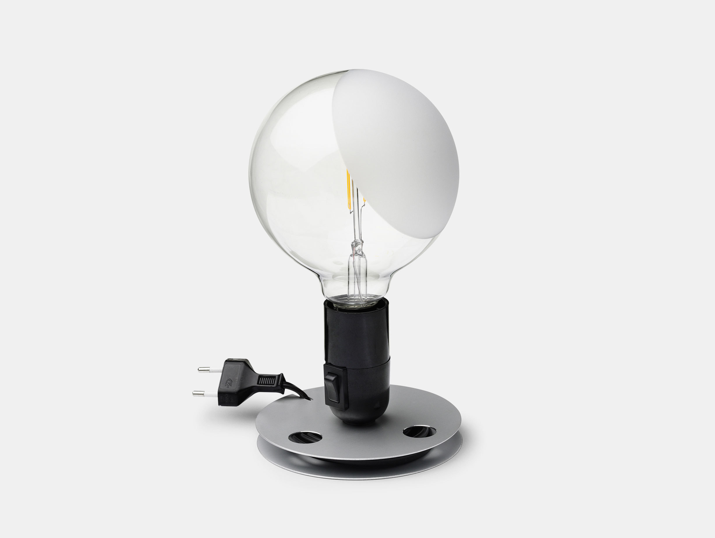 Flos Lampadina Table Light Black Achille Castiglioni