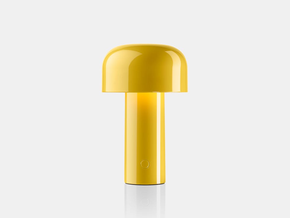 Flos bellhop table lamp red yellow