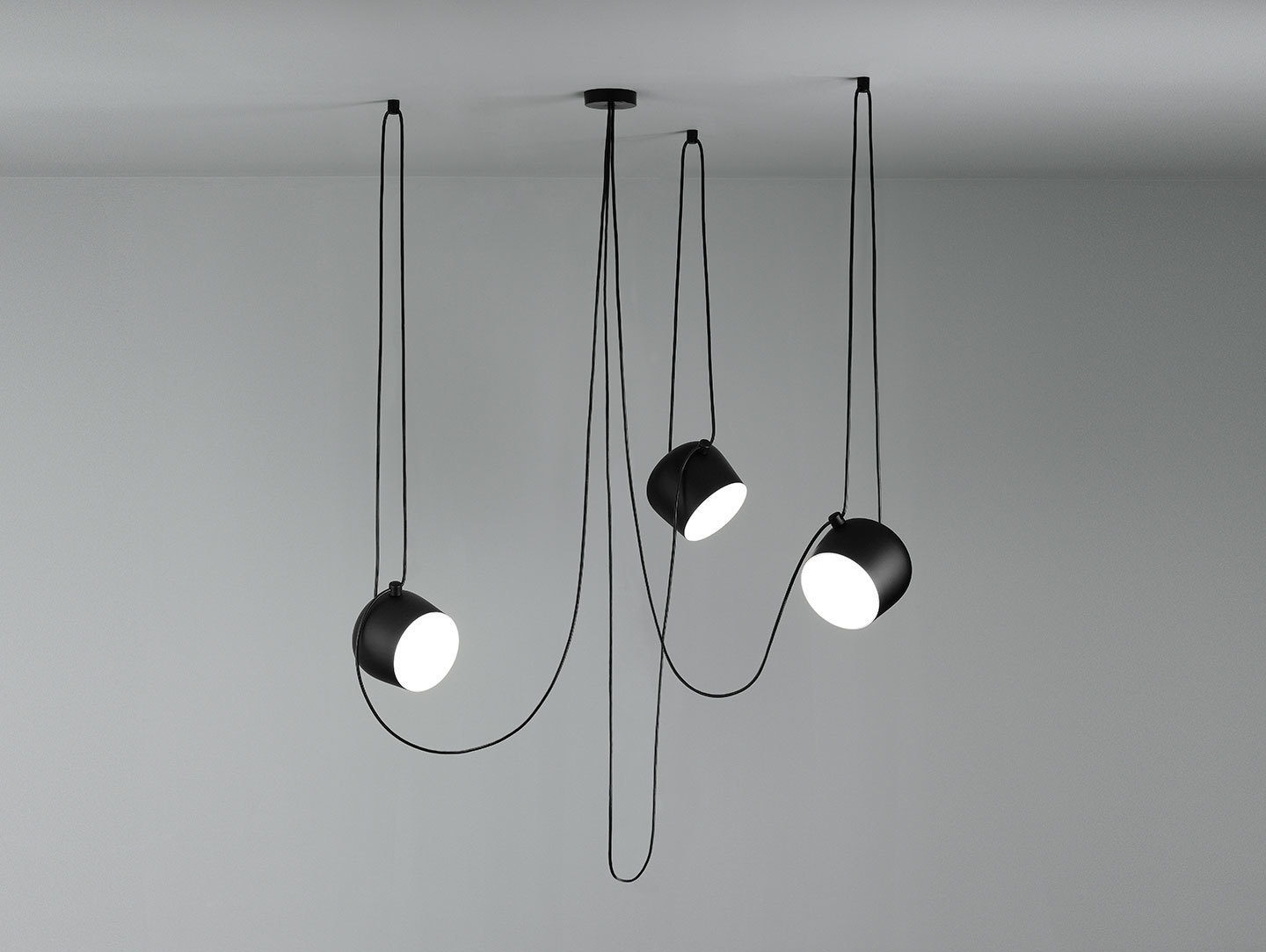 Flos Aim Small Pendant Light 3 Ceiling Ronan Erwan Bouroullec