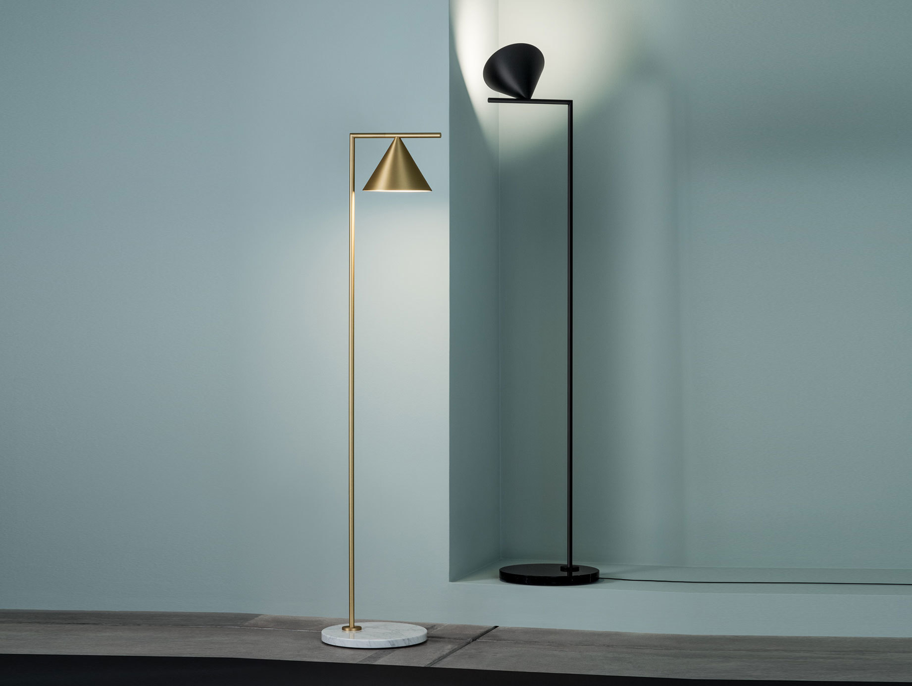 Flos Captain Flint Floor Lights Michael Anastassiades