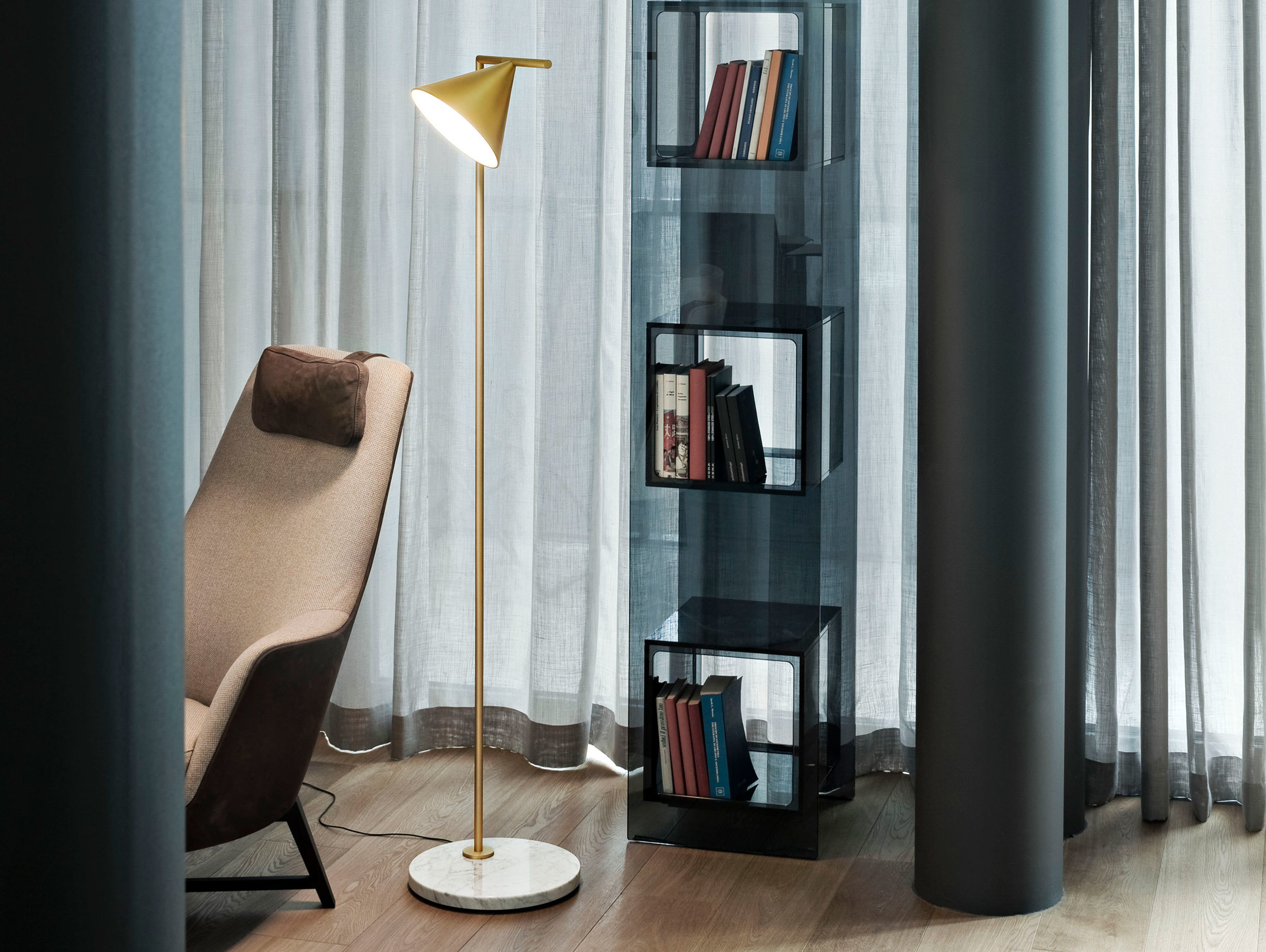 Flos Captain Flint Floor Reading Michael Anastassiades