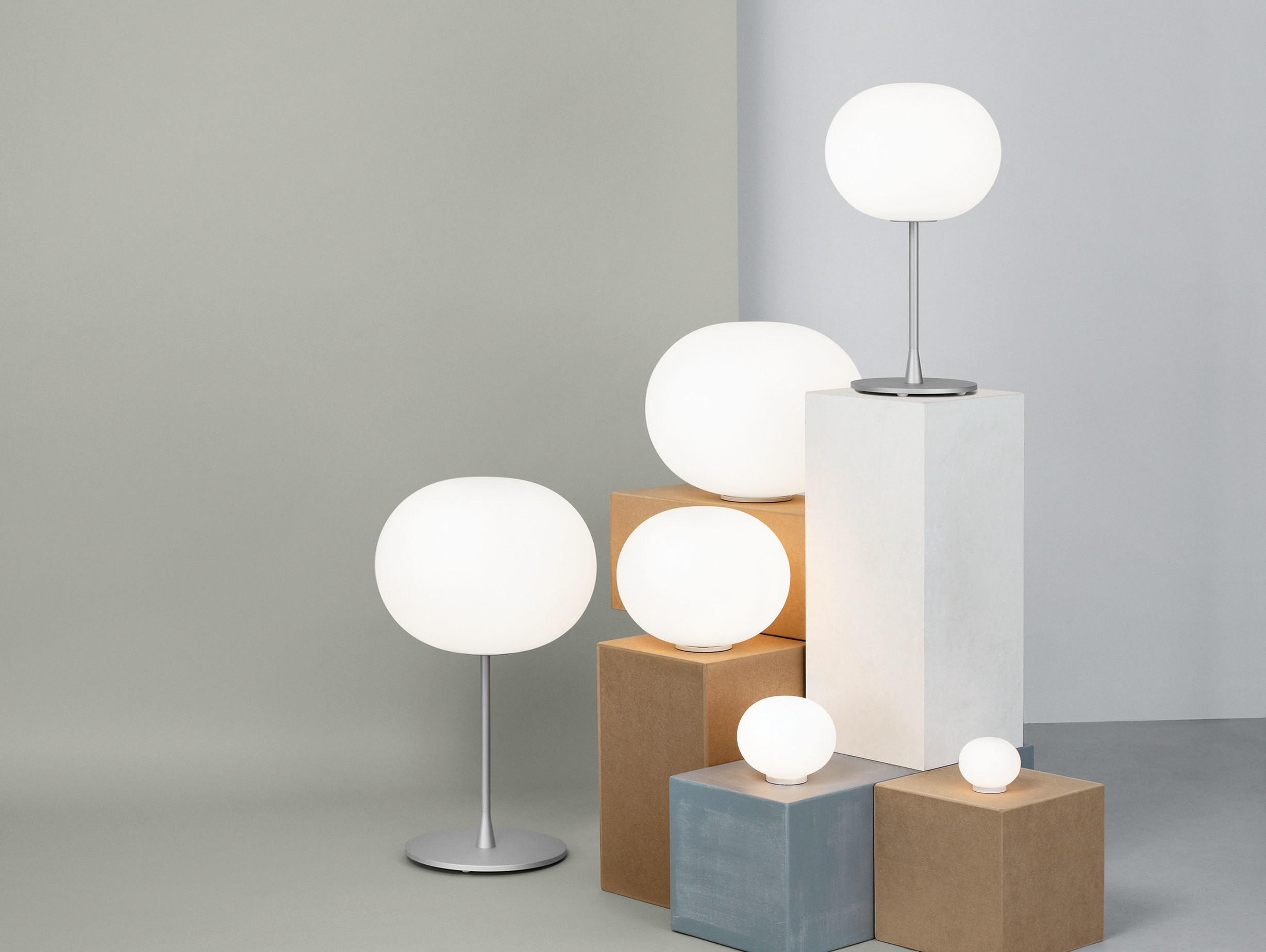 Flos Glo Ball Suspension Light Collection Jasper Morrison