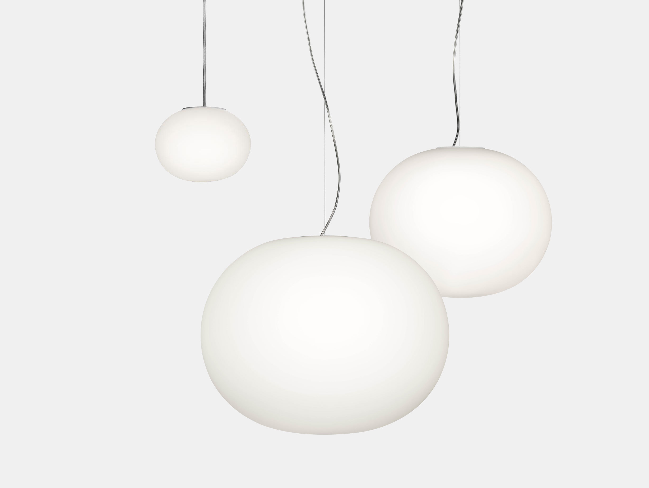 Flos Glo Ball Suspension Lights Mini S1 S2 Jasper Morrison