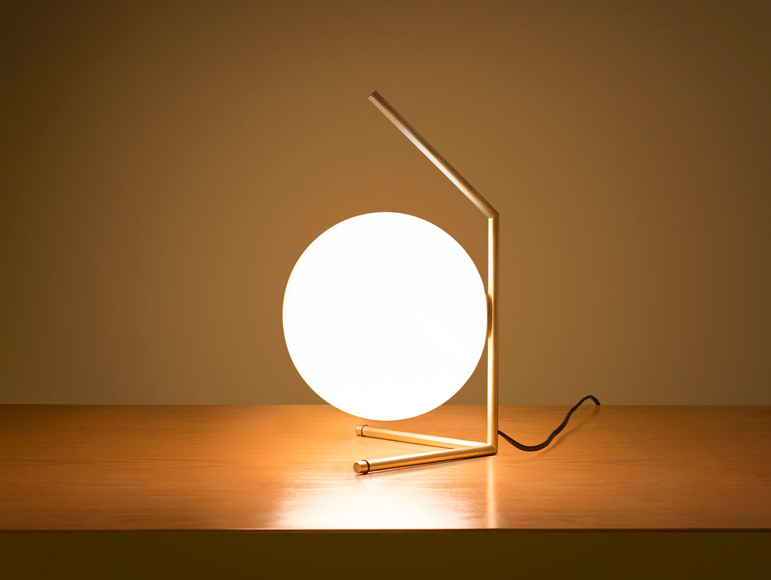Flos Ic T1 Low Table Light Brass 2 Michael Anastassiades