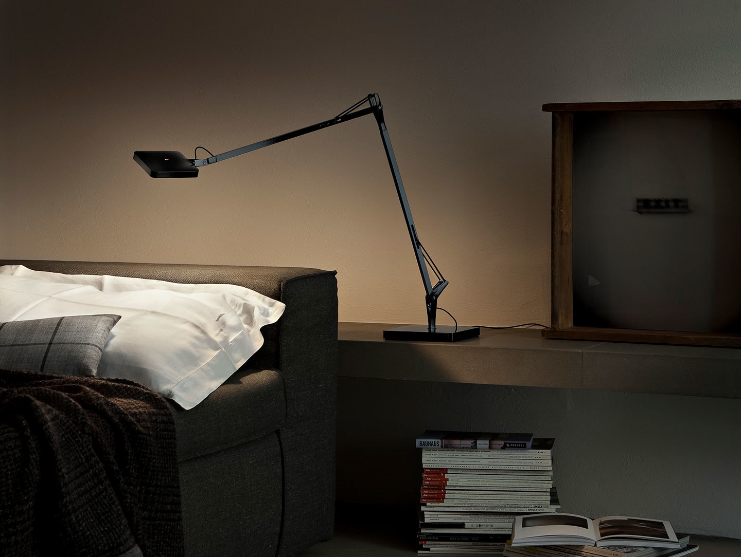 Flos Kelvin Led Desk Lamp Black Bedroom Antonio Citterio And Toan Nguyen
