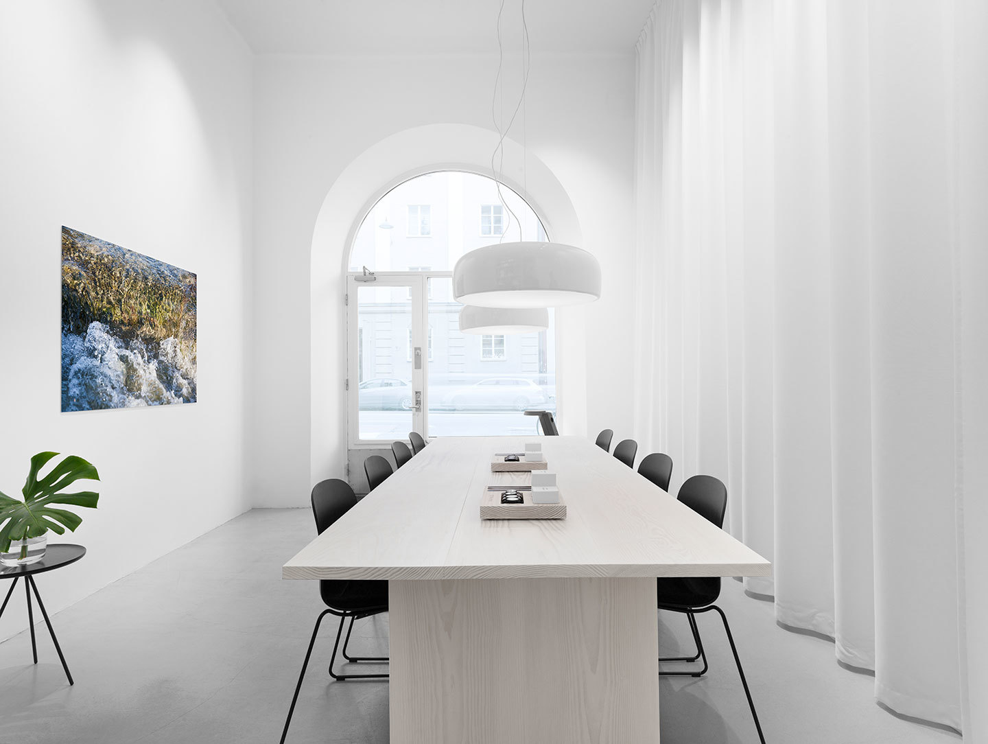 Flos Smithfield Suspension Light White 2 Jasper Morrison