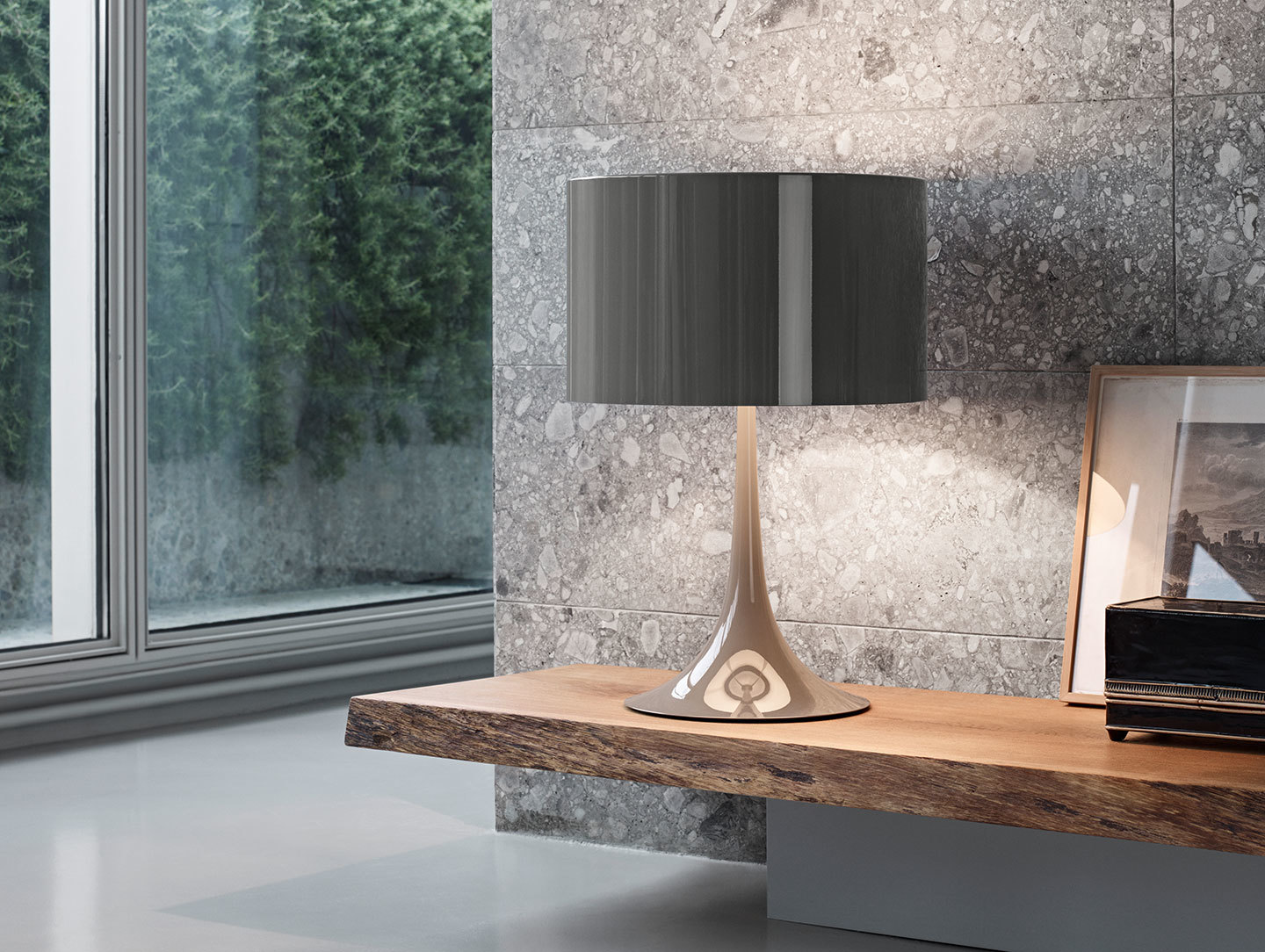 Flos Spun Table Light Mud 2 Sebastian Wrong