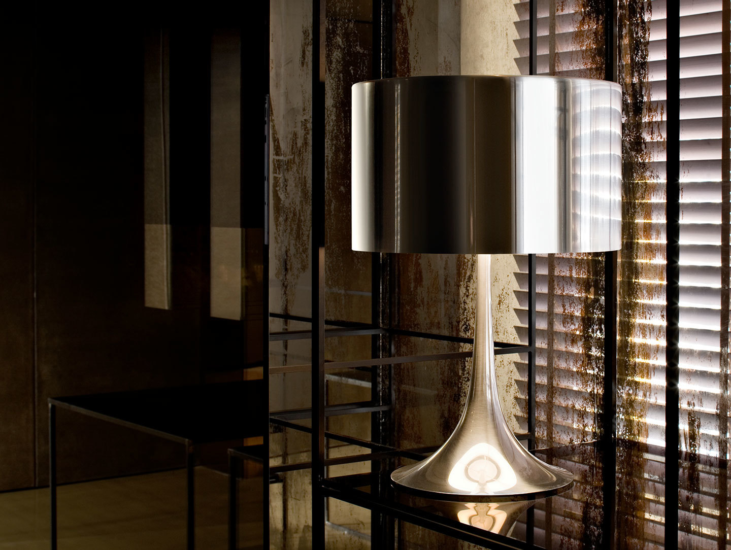 Flos Spun Table Light Pol Alu Sebastian Wrong