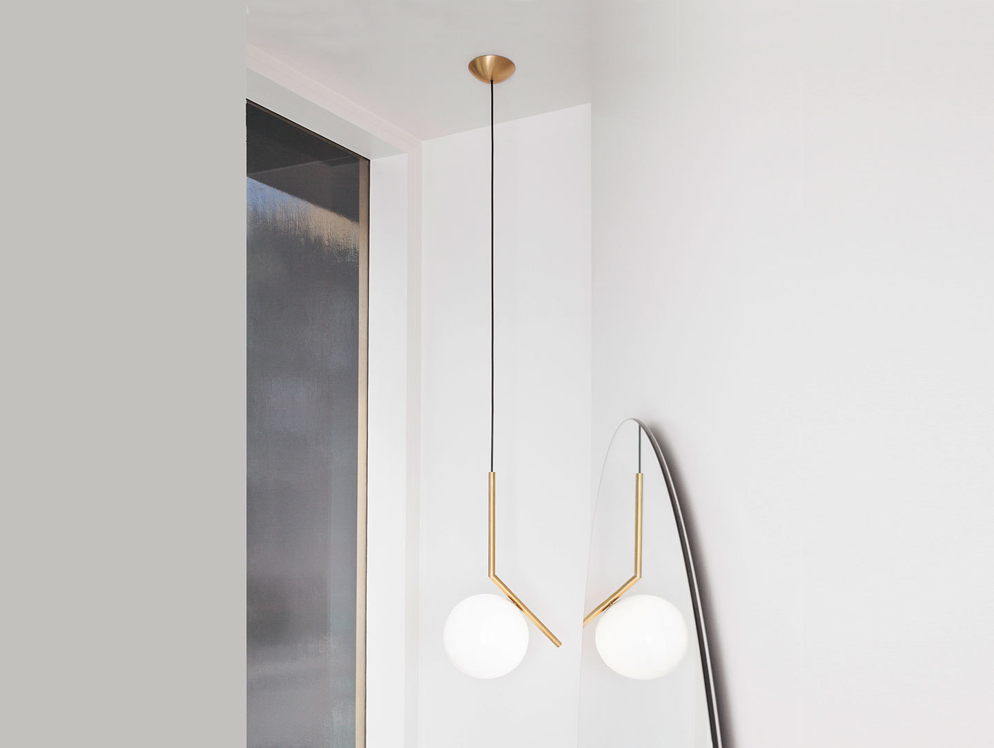 Flos Suspension Light Brass 2 Michael Anastassiades