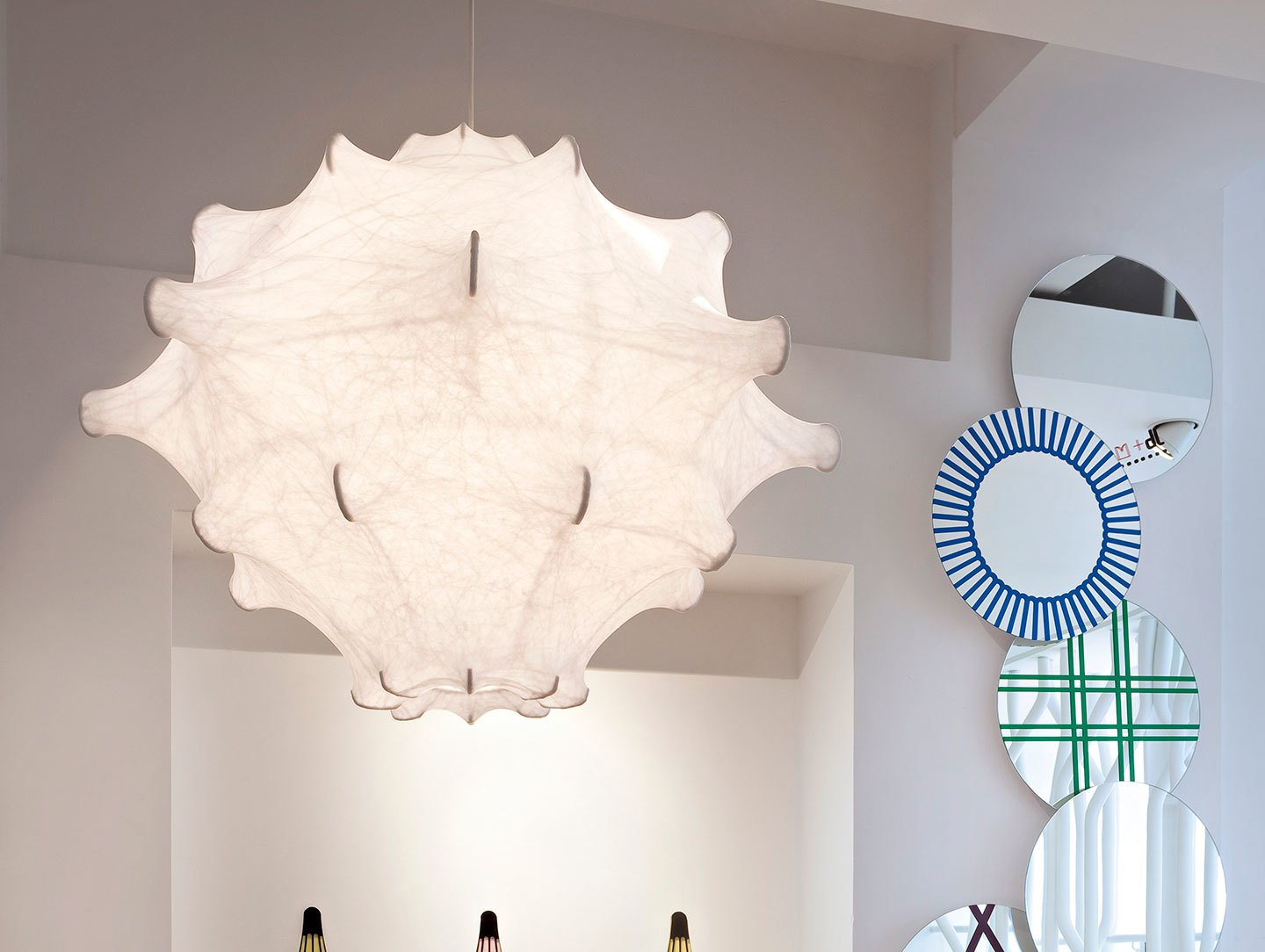 Flos Teraxacum Cocoon Pendant Light 3 Achille Pier Giacomo Castiglioni