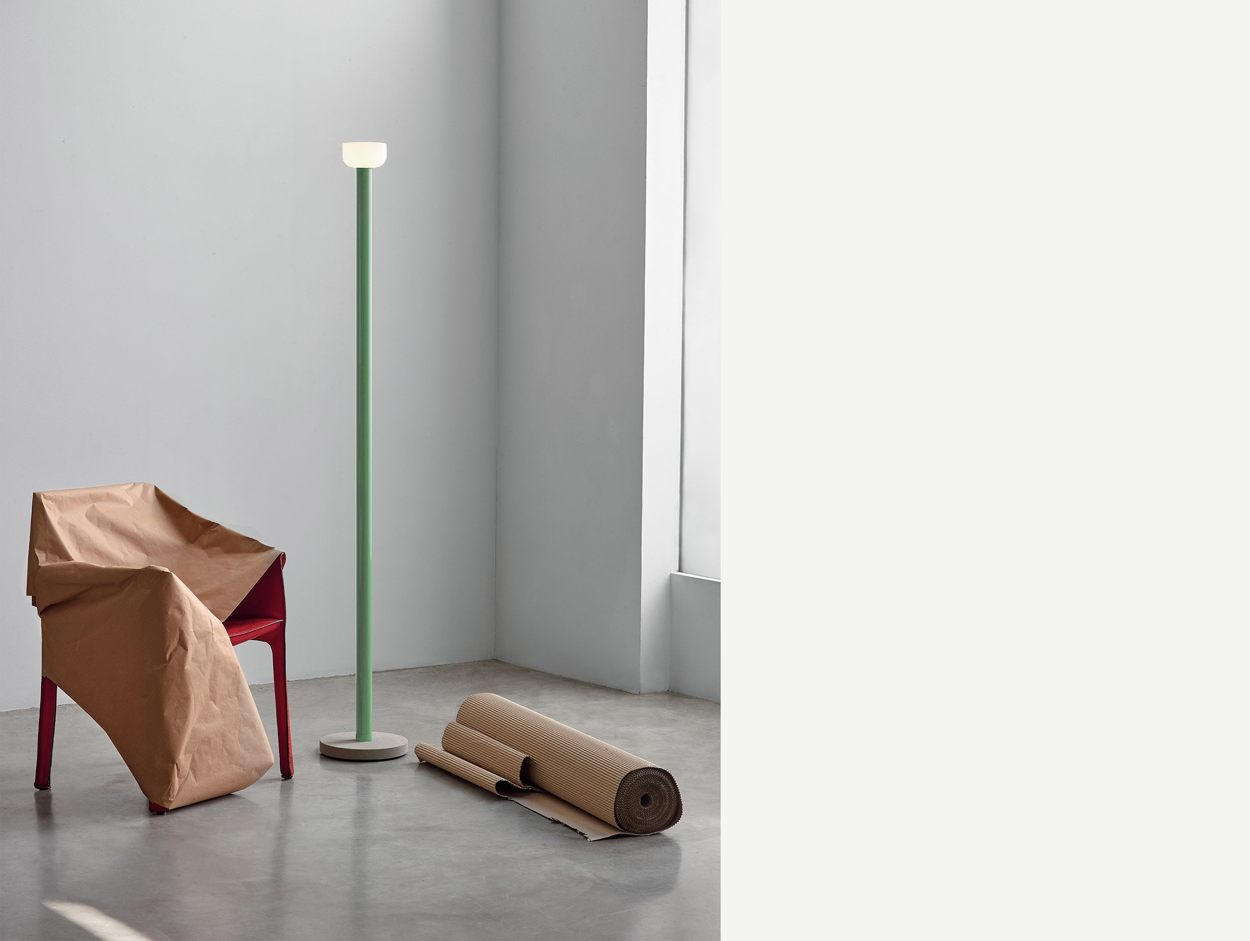 Flos bellhop floor light green ls 2