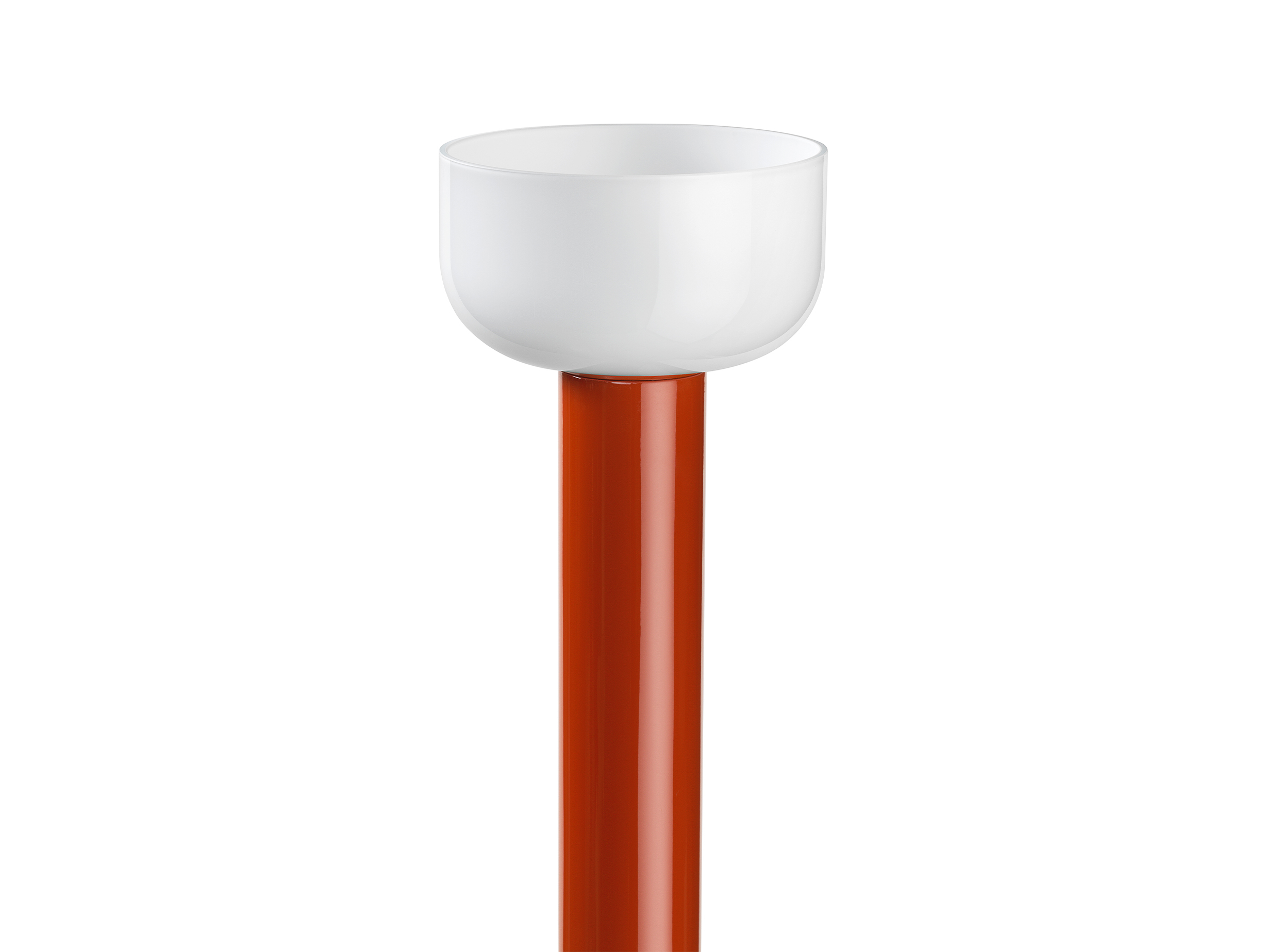 Flos bellhop floor light red close up 1