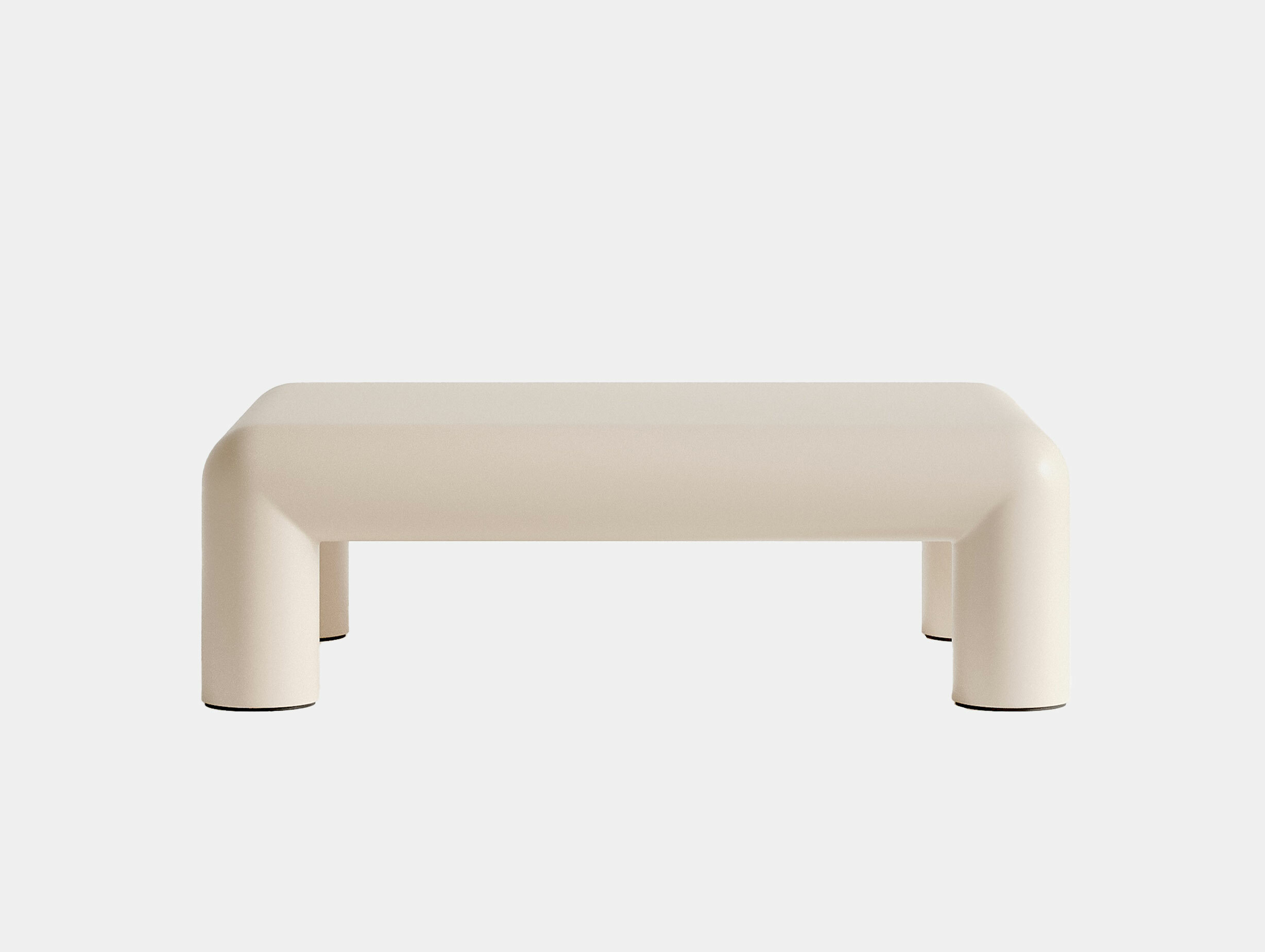 Formarkivet cubio coffee table rectangle light beige