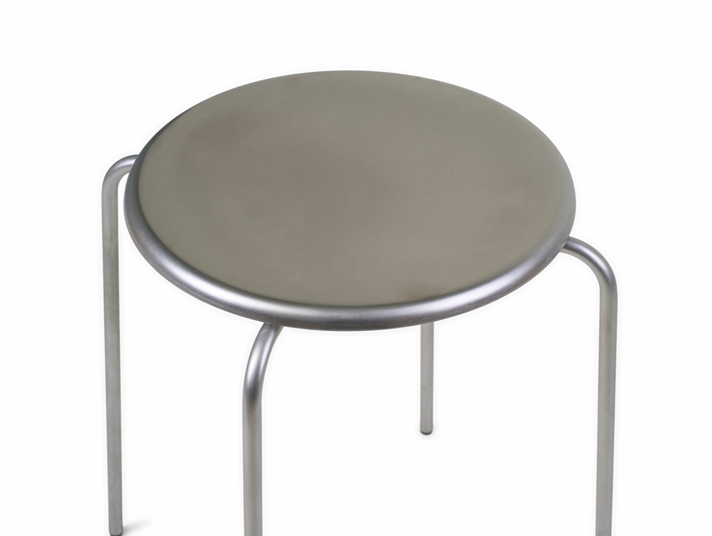 Frama troels grum schwensen petit rond stool stainless steel 1