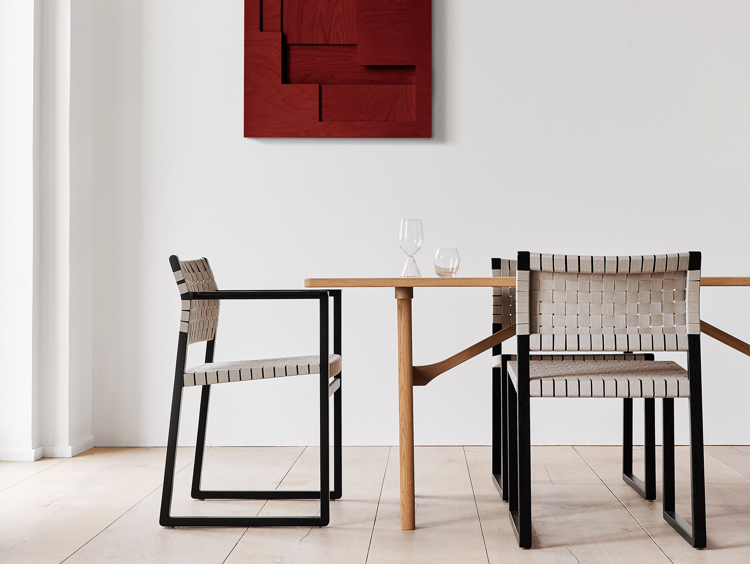 Fredericia Mogensen 6284 Dining Table oak detail Borge Mogensen Lifestyle 5