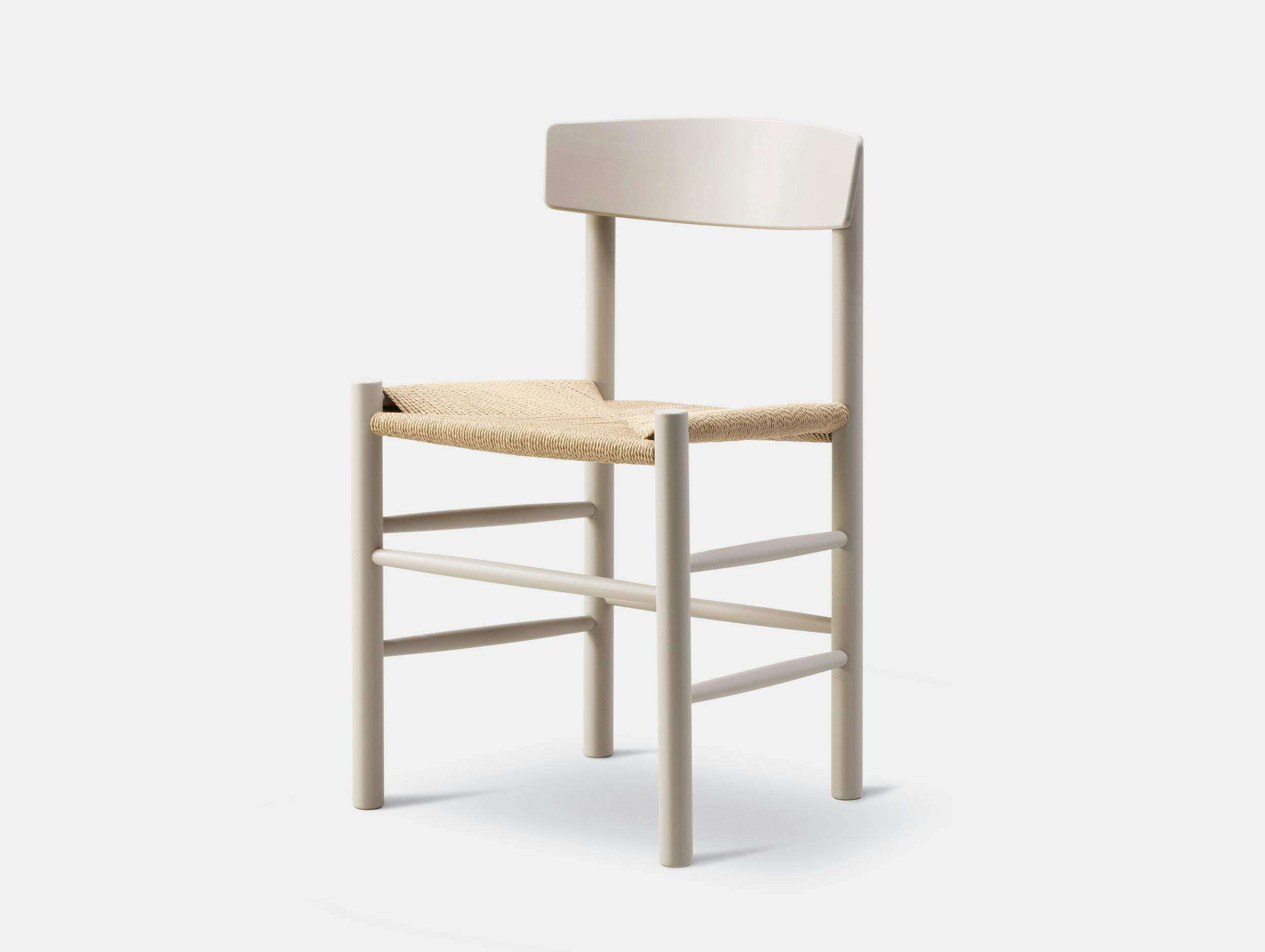 Fredericia borge mogensen j39 the peoples chair lacquered beech pebble grey