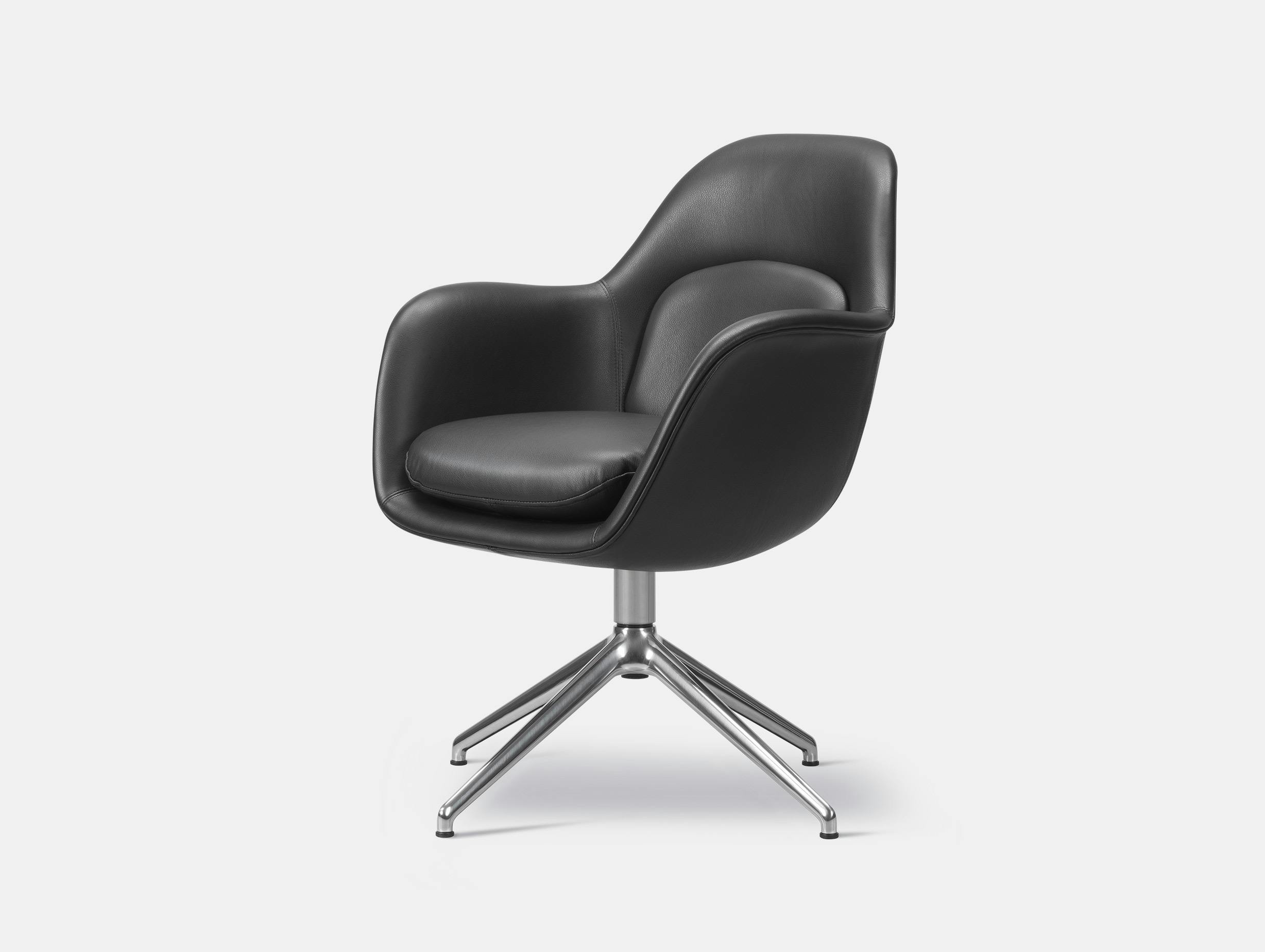 Fredericia dining chair swivel base carlotto 404 6
