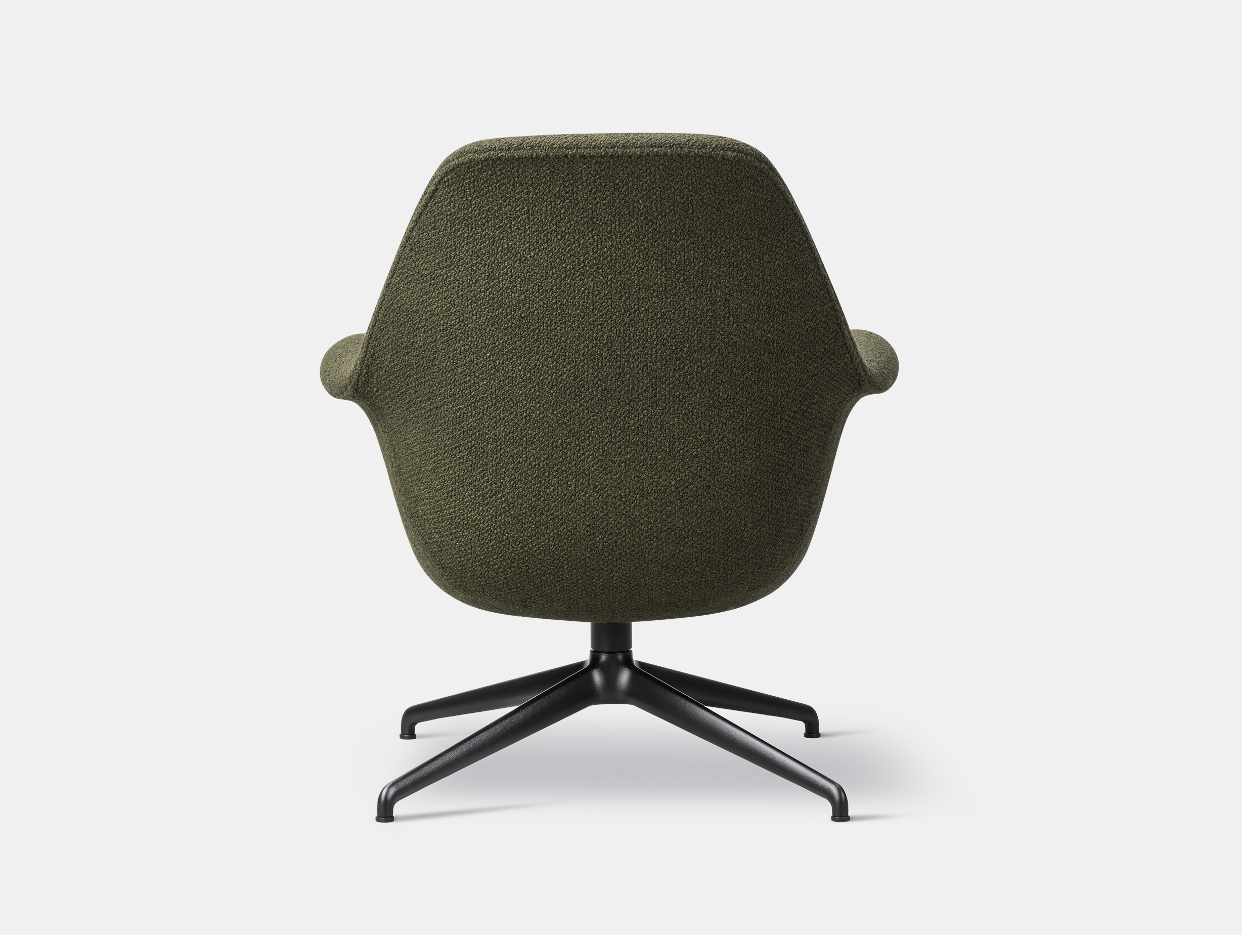 Fredericia swoon petit lounge swivel calotto 900 black 2