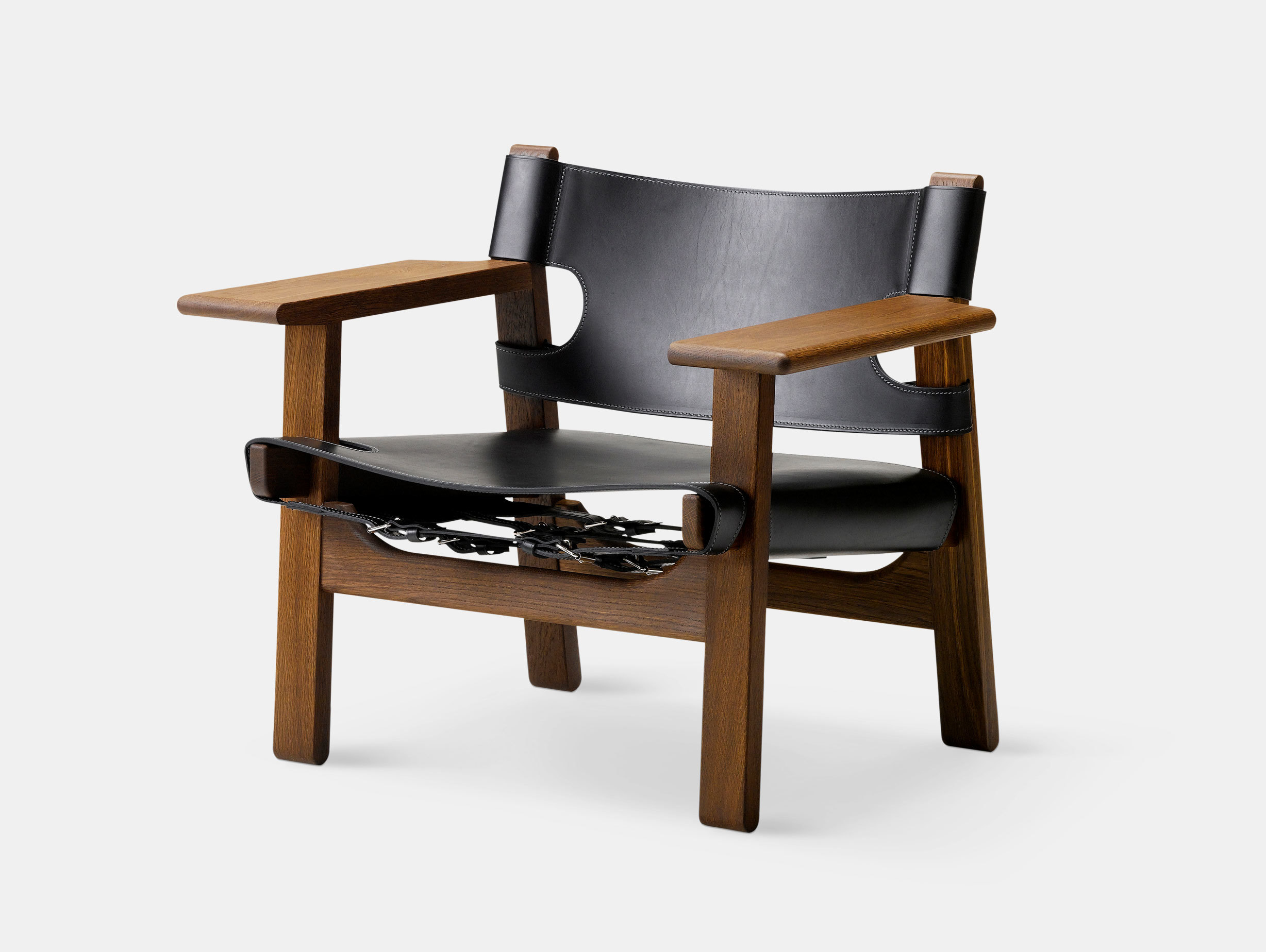 Fredericia Spanish Chair Sm Oak Black Borge Mogensen