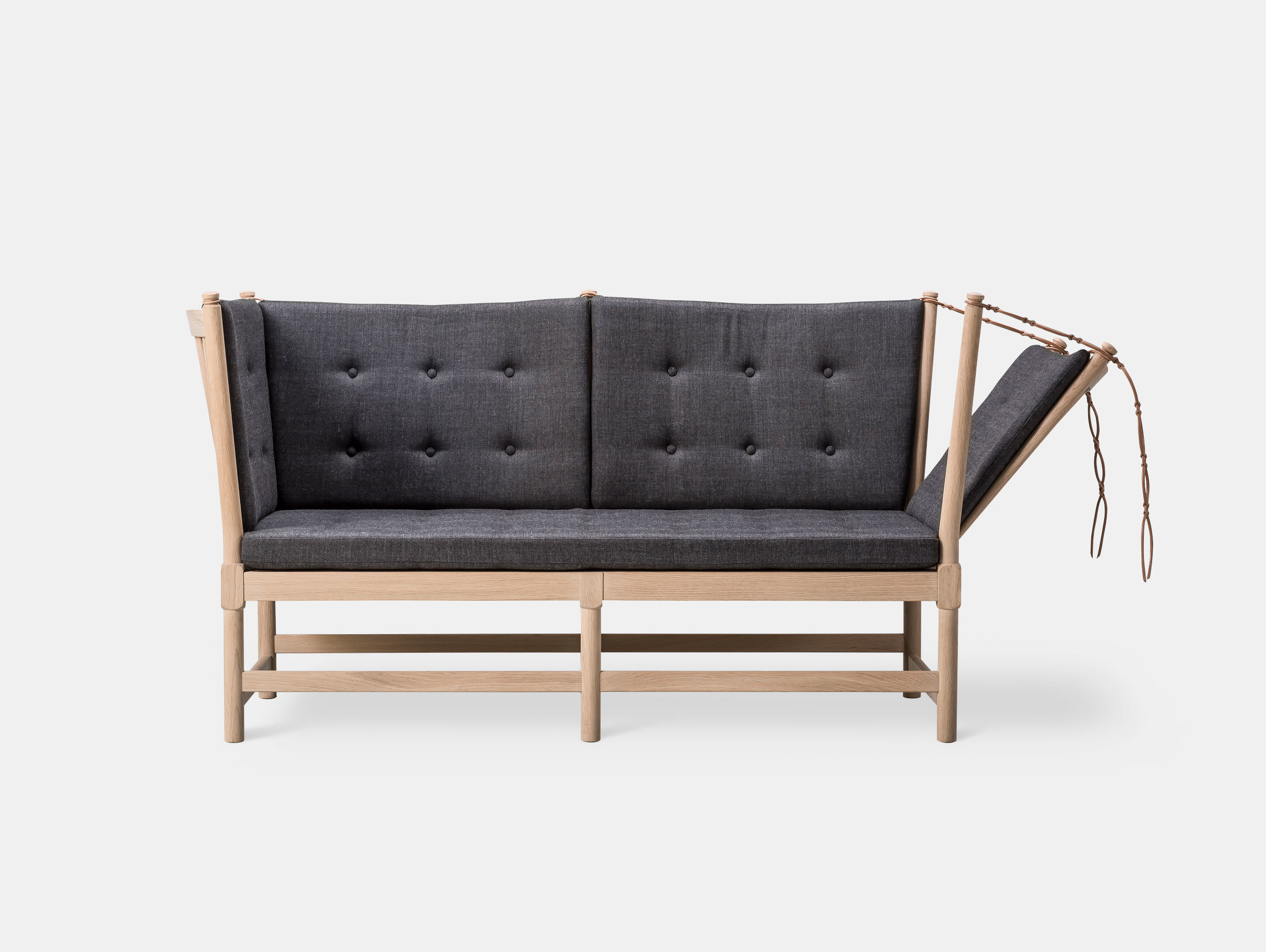 Fredericia Spoke Back Sofa Canvas 174 Borge Mogensen